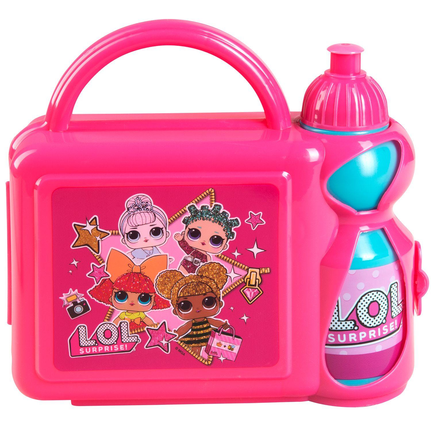 Lol Suprice Pack Portasandwich + Cubiertos + Vaso + Plato -1