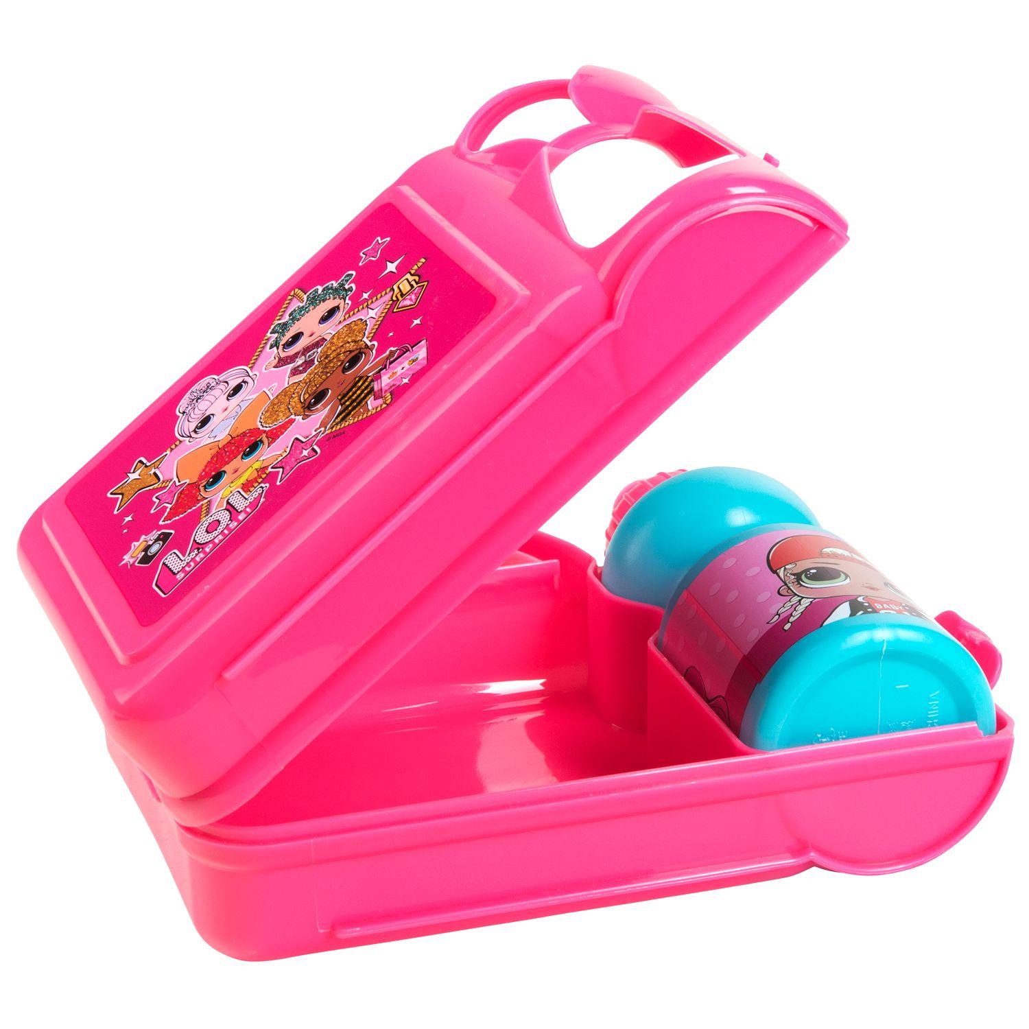 Lol Suprice Pack Portasandwich + Cubiertos + Vaso + Plato -2