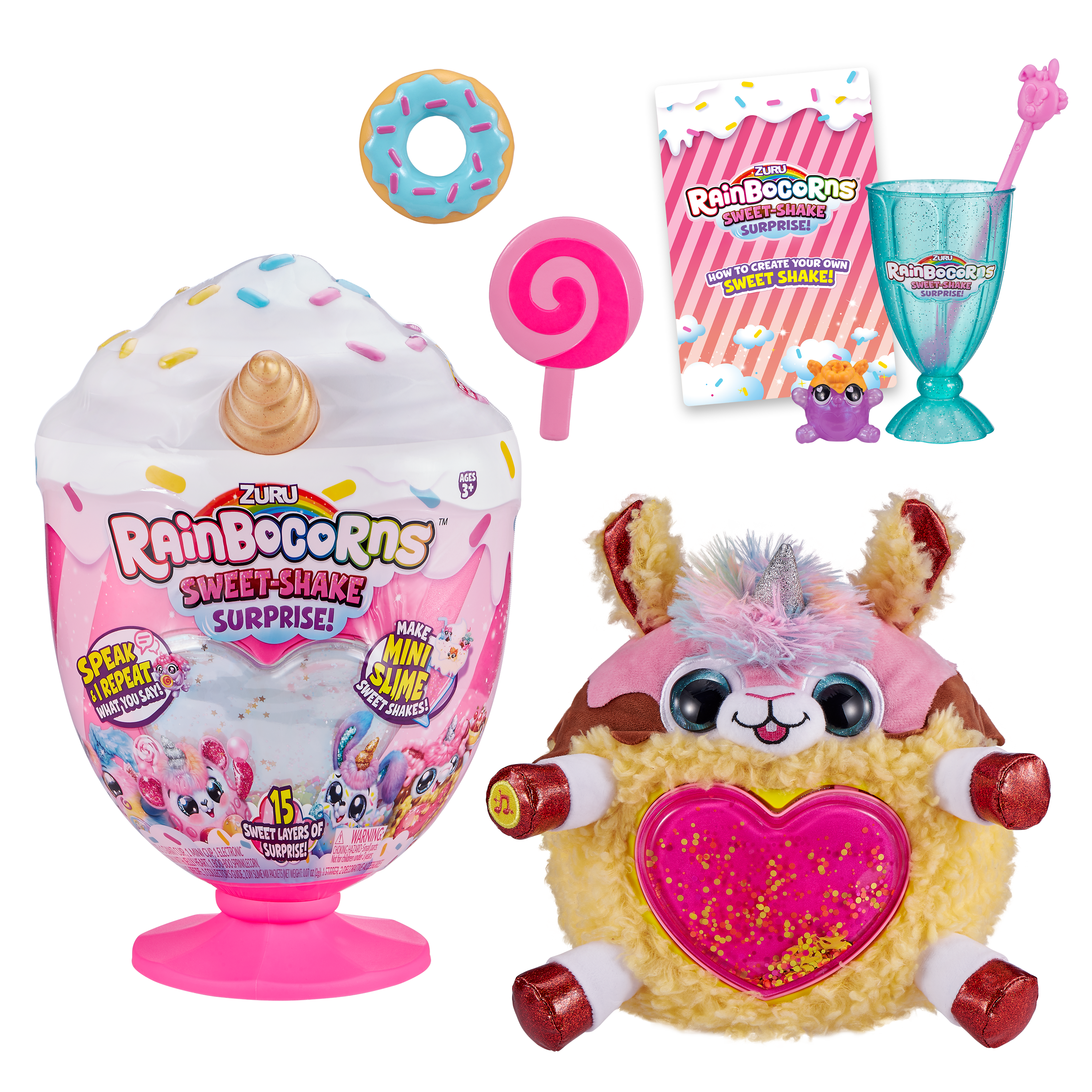 Rainbocorns Peluche Sweet Shake Surprise Serie 1-0