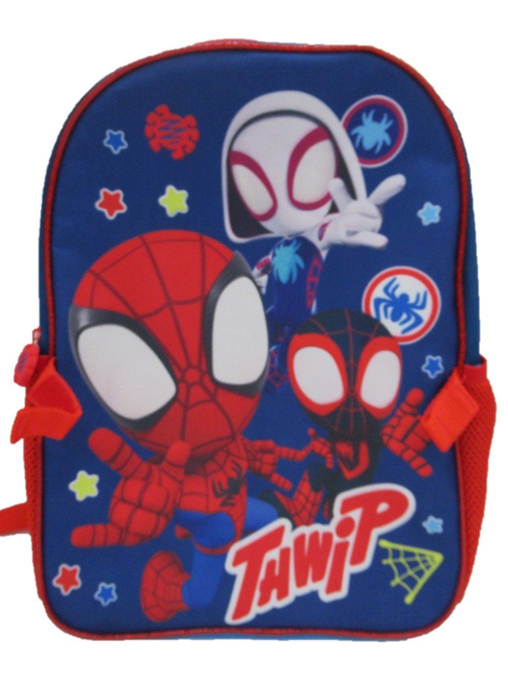 Mochila con lonchera infantil spidey-2