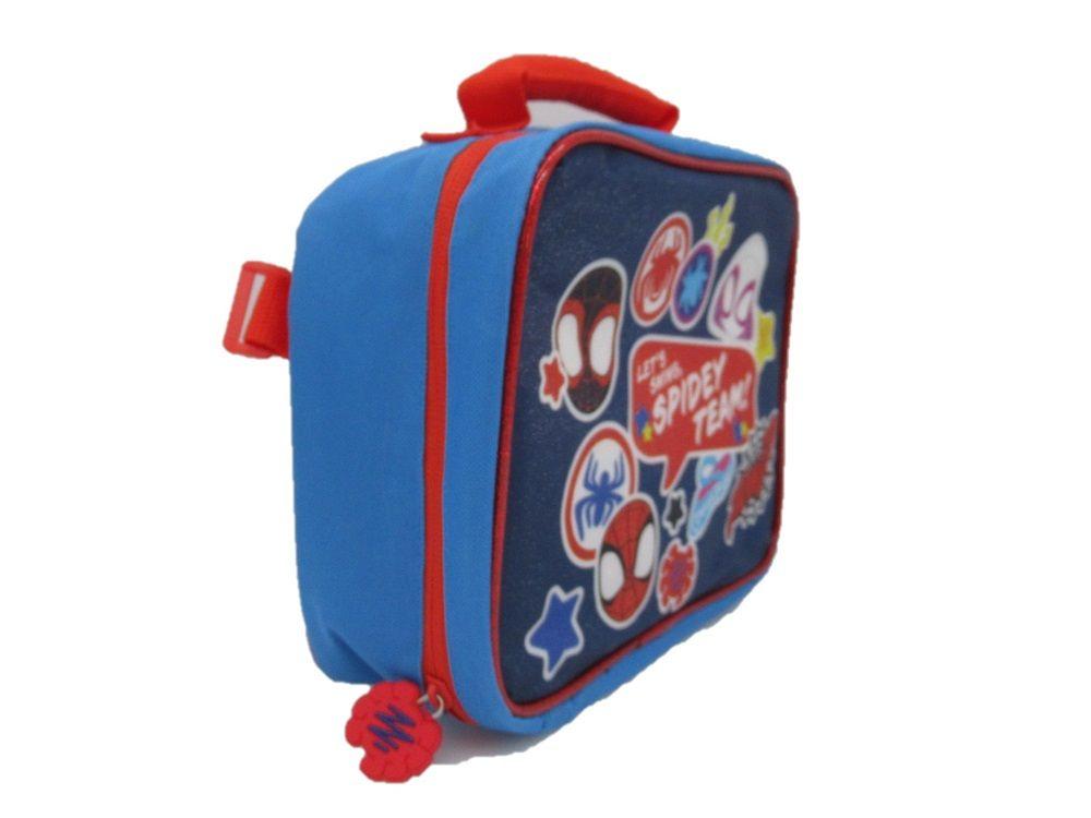 Mochila con lonchera infantil spidey-5