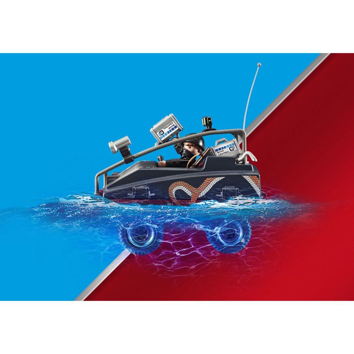 Playmobil Persecución del Vehículo Anfibio 70781-3