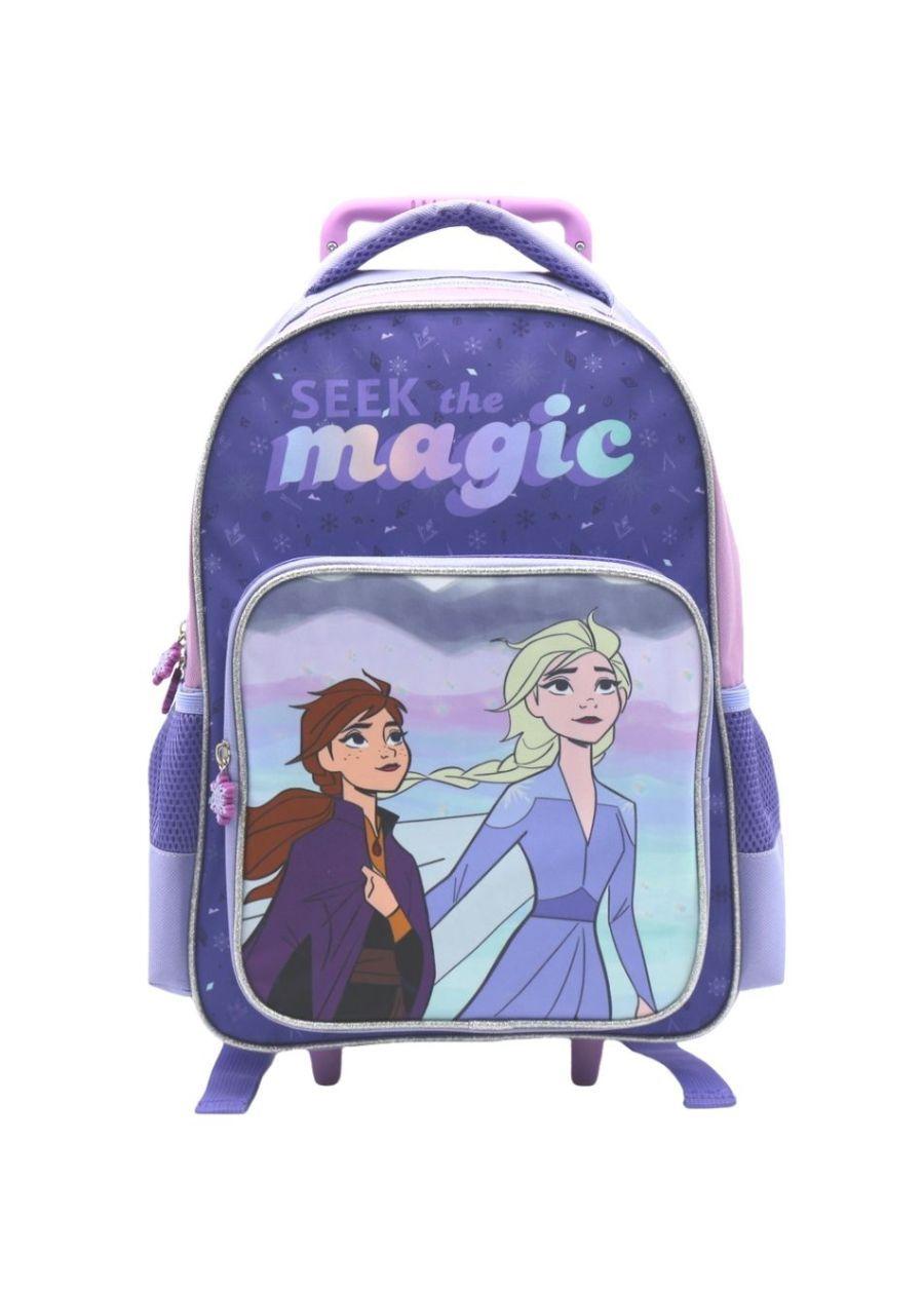 Set 3En1 Mochila Ruedas 15" Frozen-1