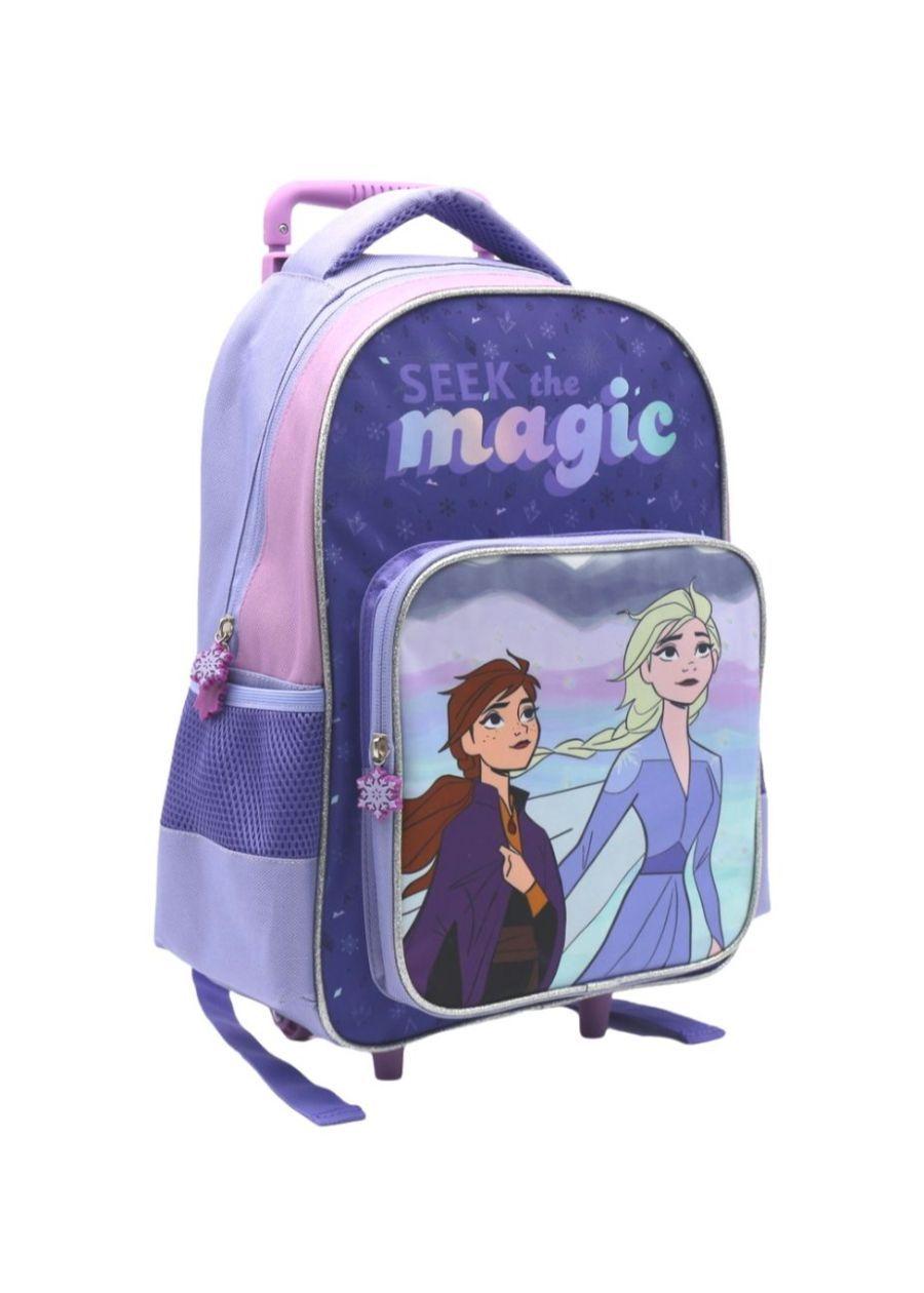 Set 3En1 Mochila Ruedas 15" Frozen-2