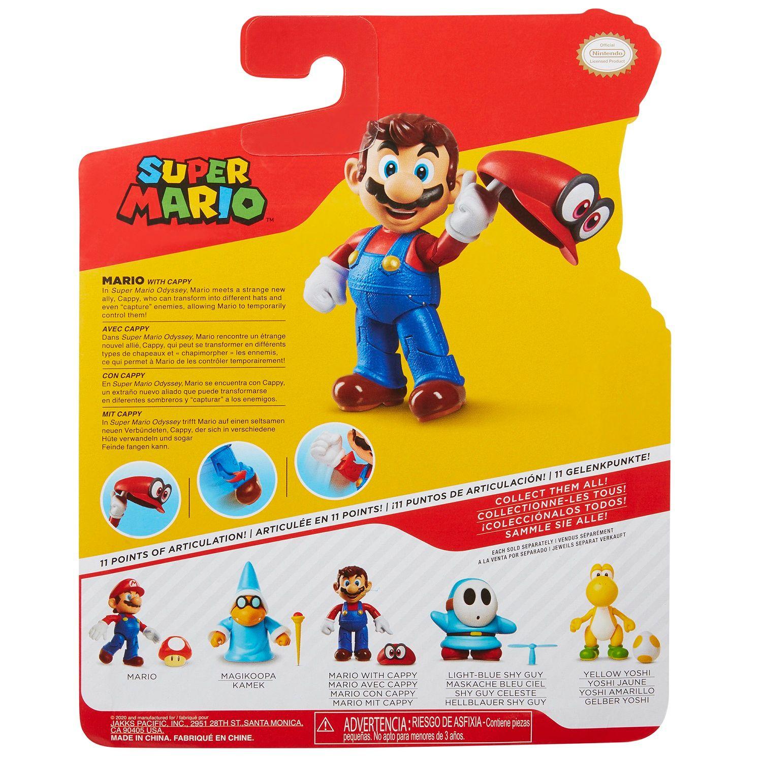 Figura de Mario Con Cappy Super Mario-6