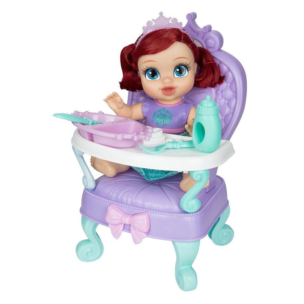 Disney Princesa Bebe Ariel y trono real-0