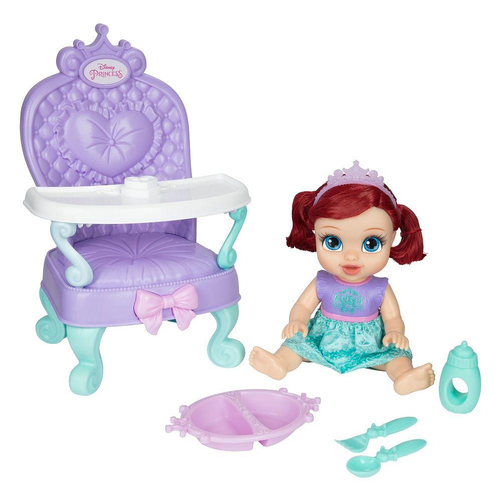 Disney Princesa Bebe Ariel y trono real-1