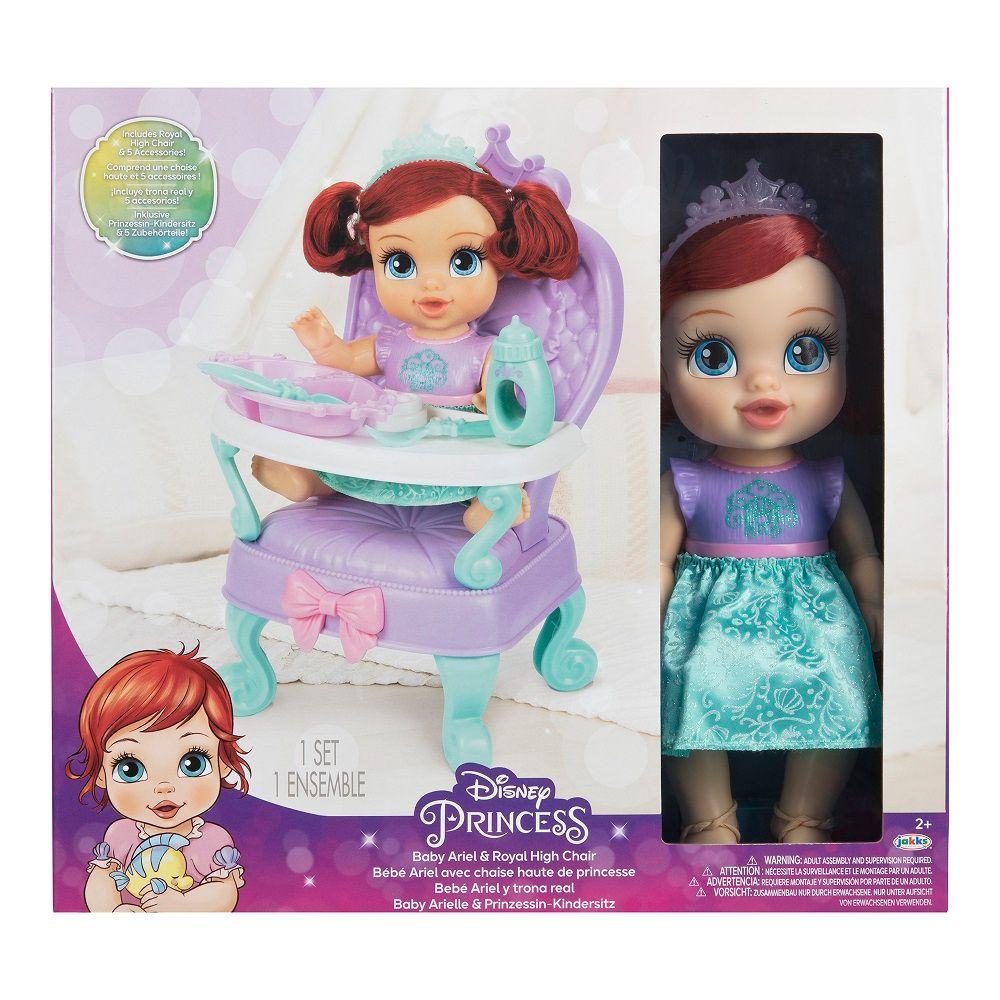 Disney Princesa Bebe Ariel y trono real-2