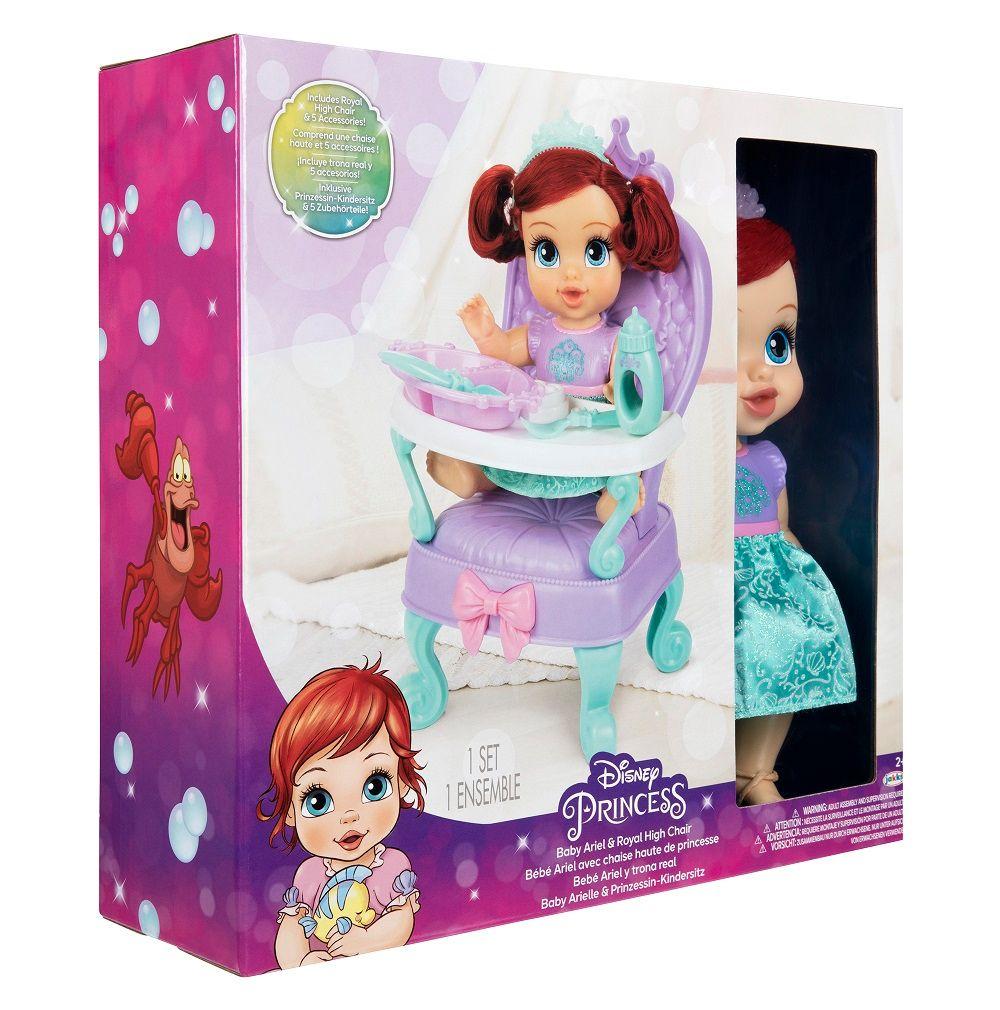 Disney Princesa Bebe Ariel y trono real-3