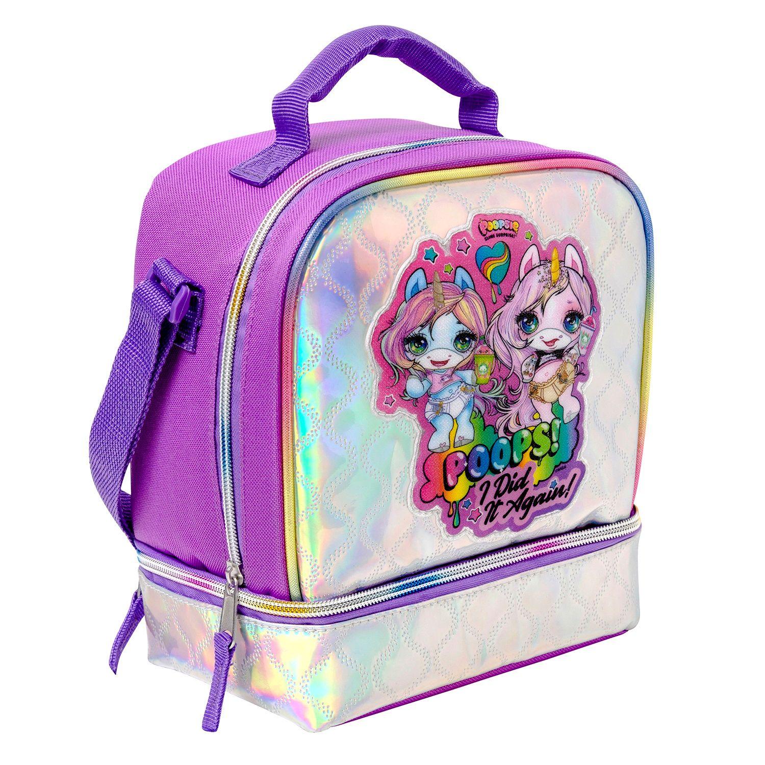 Lonchera Metalizada + Botella Aluminio + Set 3 Pieza Poopsie-3