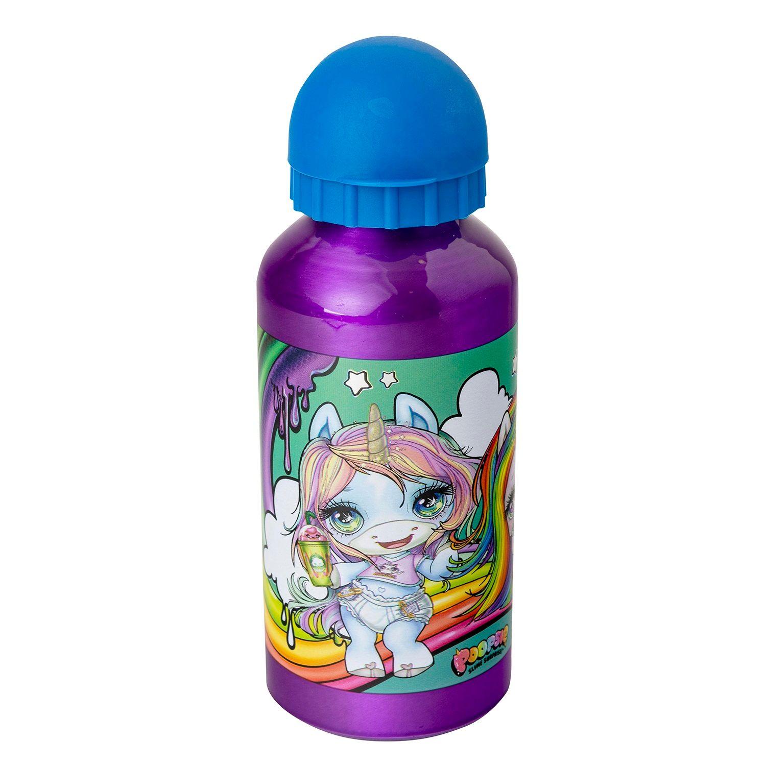 Lonchera Metalizada + Botella Aluminio + Set 3 Pieza Poopsie-5