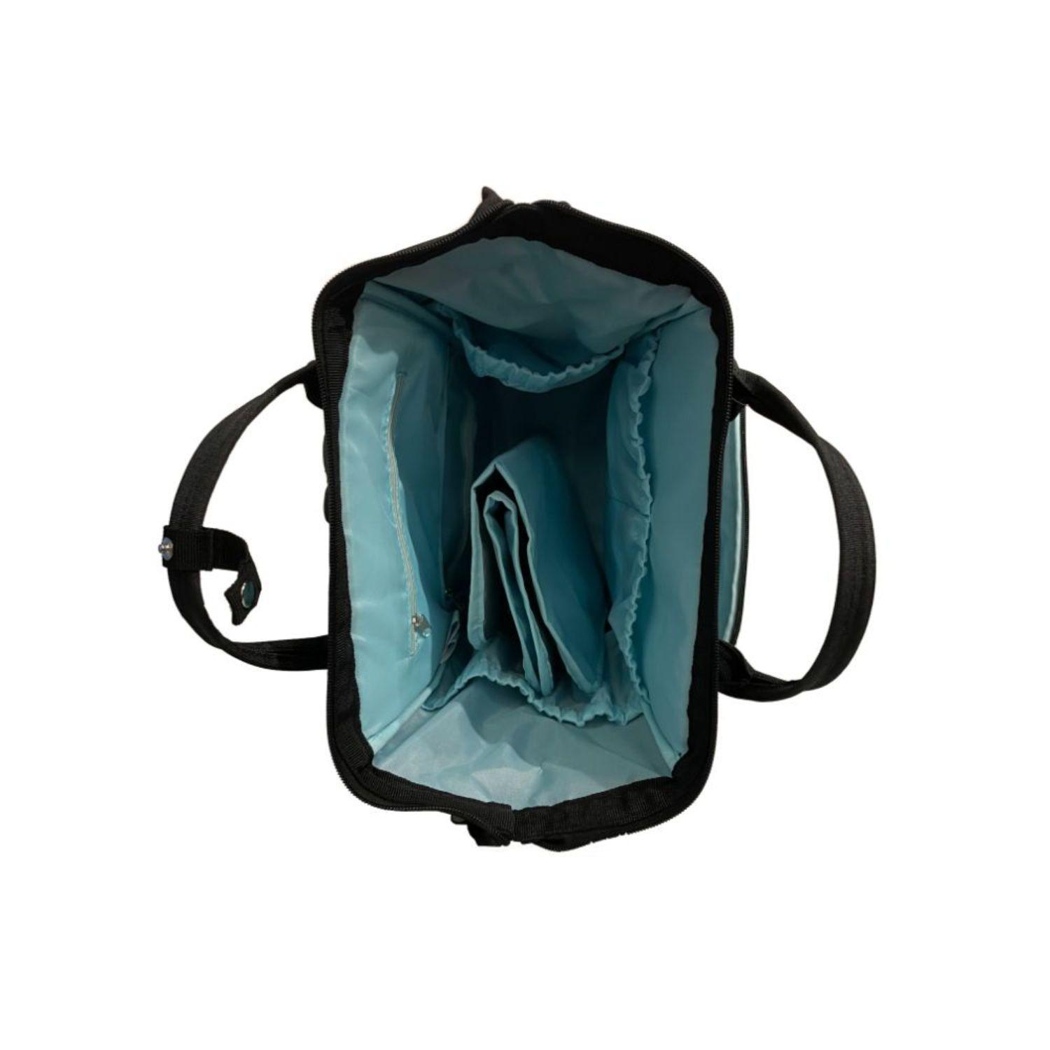 Pañalera Juvenil Negra Con Mudador Mickey-6