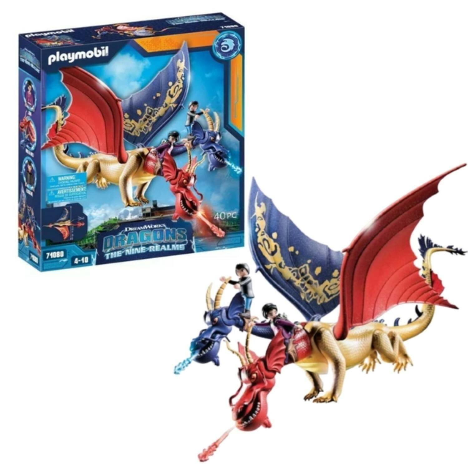 Playmobil Dragons: The Nine Realms Wu & Wei & Jun - 71080-0