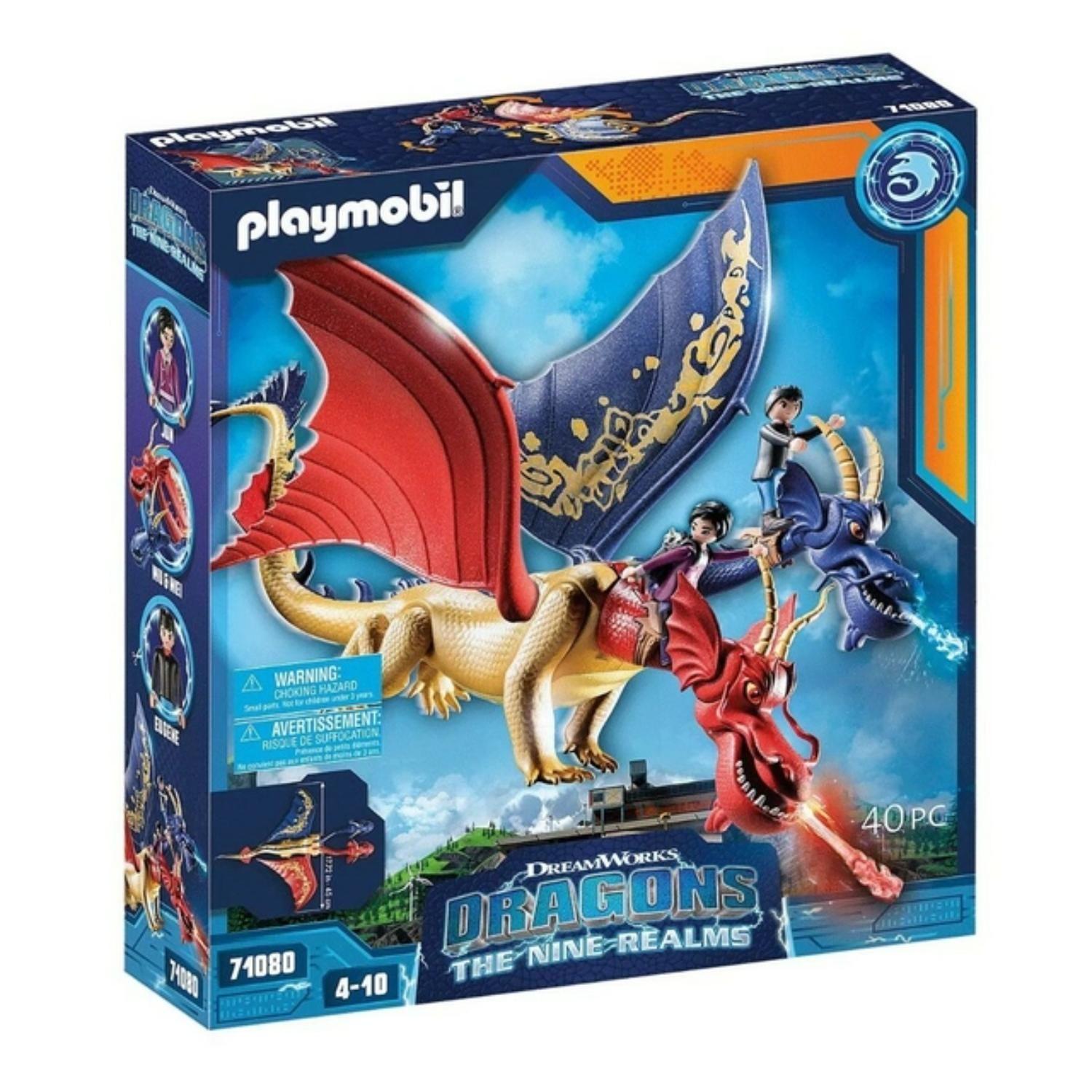 Playmobil Dragons: The Nine Realms Wu & Wei & Jun - 71080-1