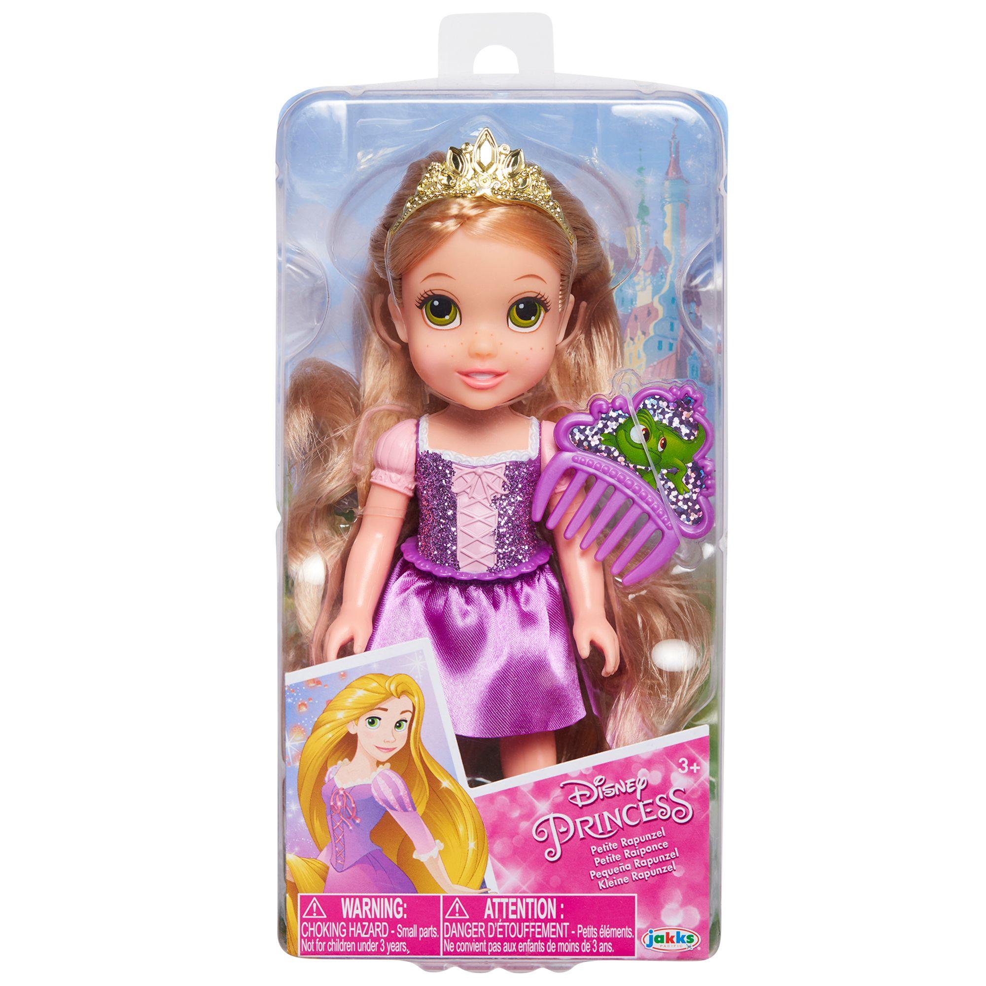 Muñeca Rapunzel Pequeña, Princesa De Disney De 15 Cm.-0