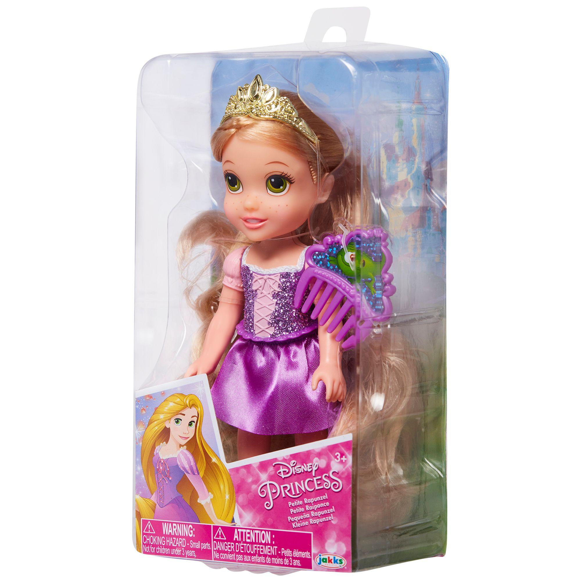 Muñeca Rapunzel Pequeña, Princesa De Disney De 15 Cm.-1