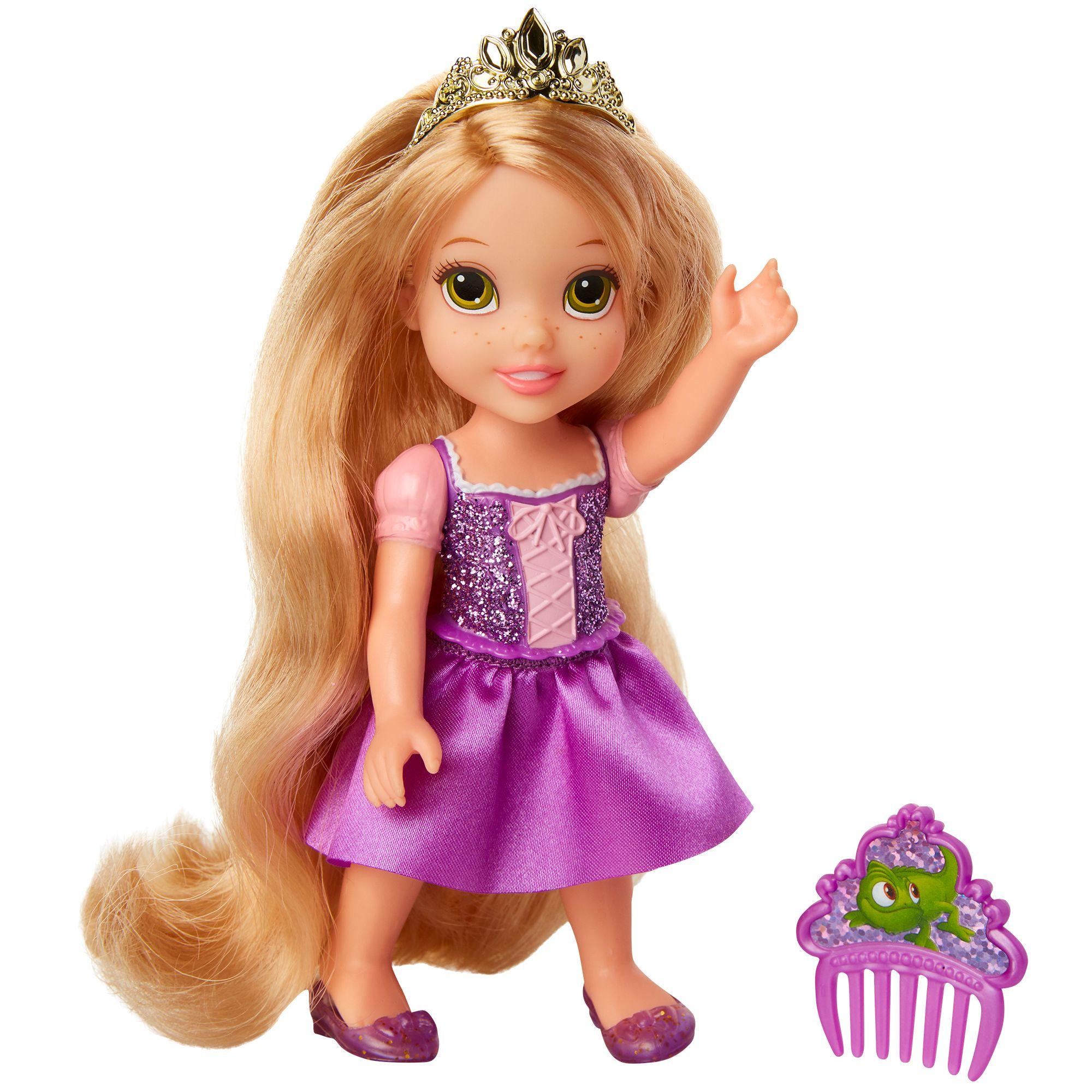 Muñeca Rapunzel Pequeña, Princesa De Disney De 15 Cm.-4