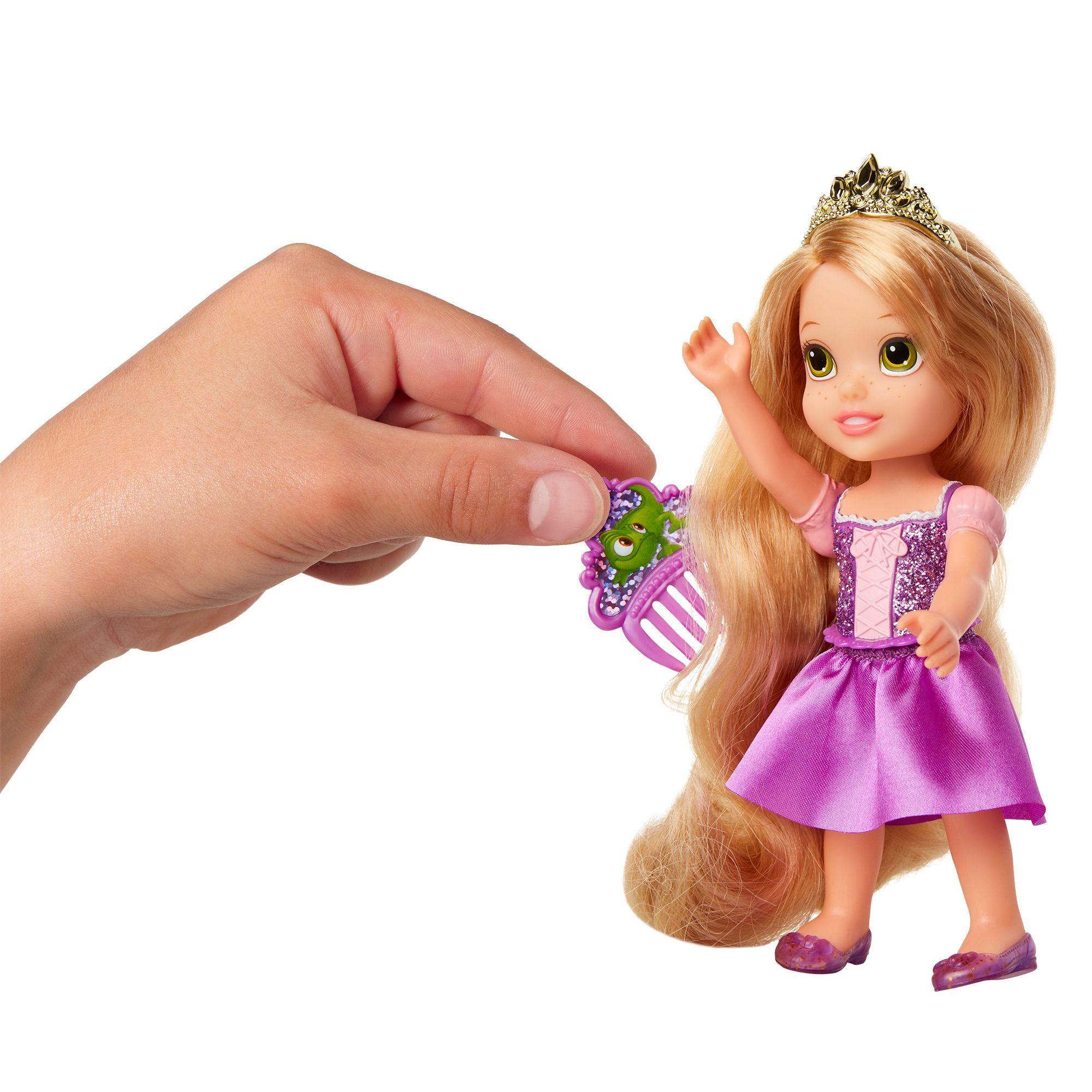 Muñeca Rapunzel Pequeña, Princesa De Disney De 15 Cm.-6