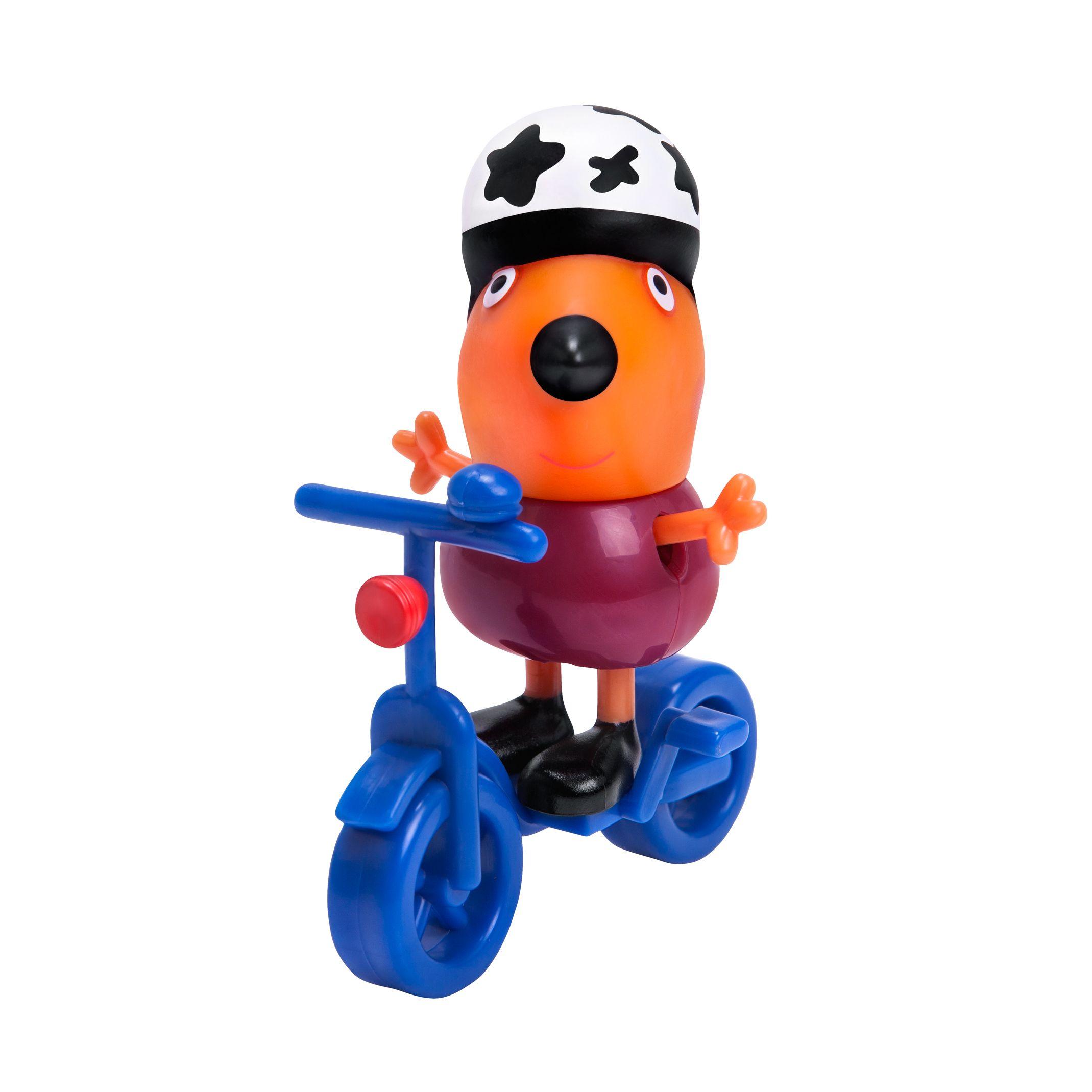 Peppa Pig – Amigos Y Diversión Freddy Fox De Paseo Bicicleta-0