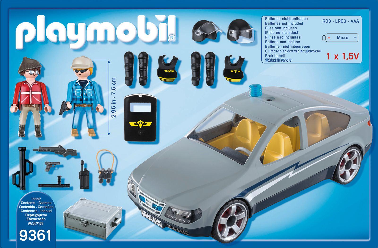 Playmobil Coche Civil De Las Fuerzas Especiales 9361-2
