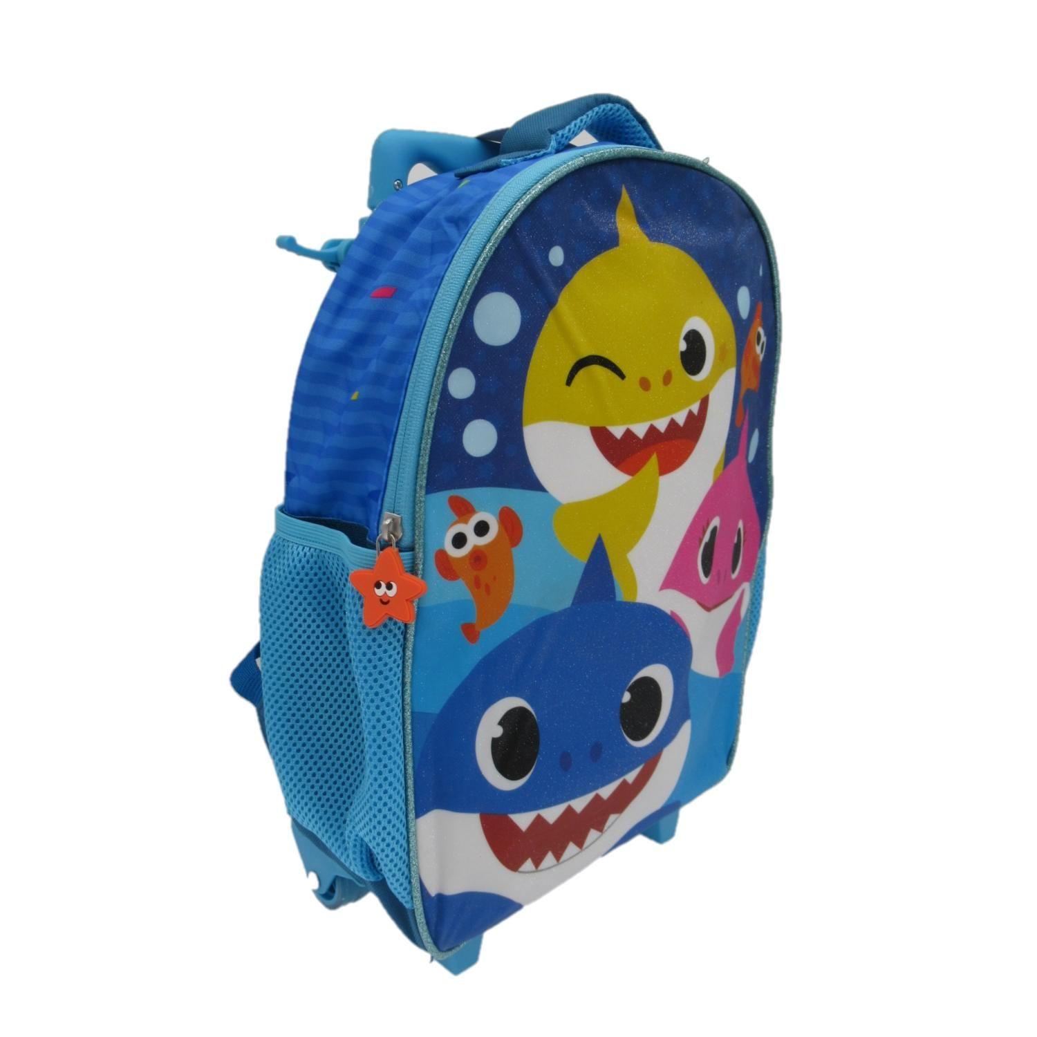Mochila Con Ruedas Baby Shark 14''-1