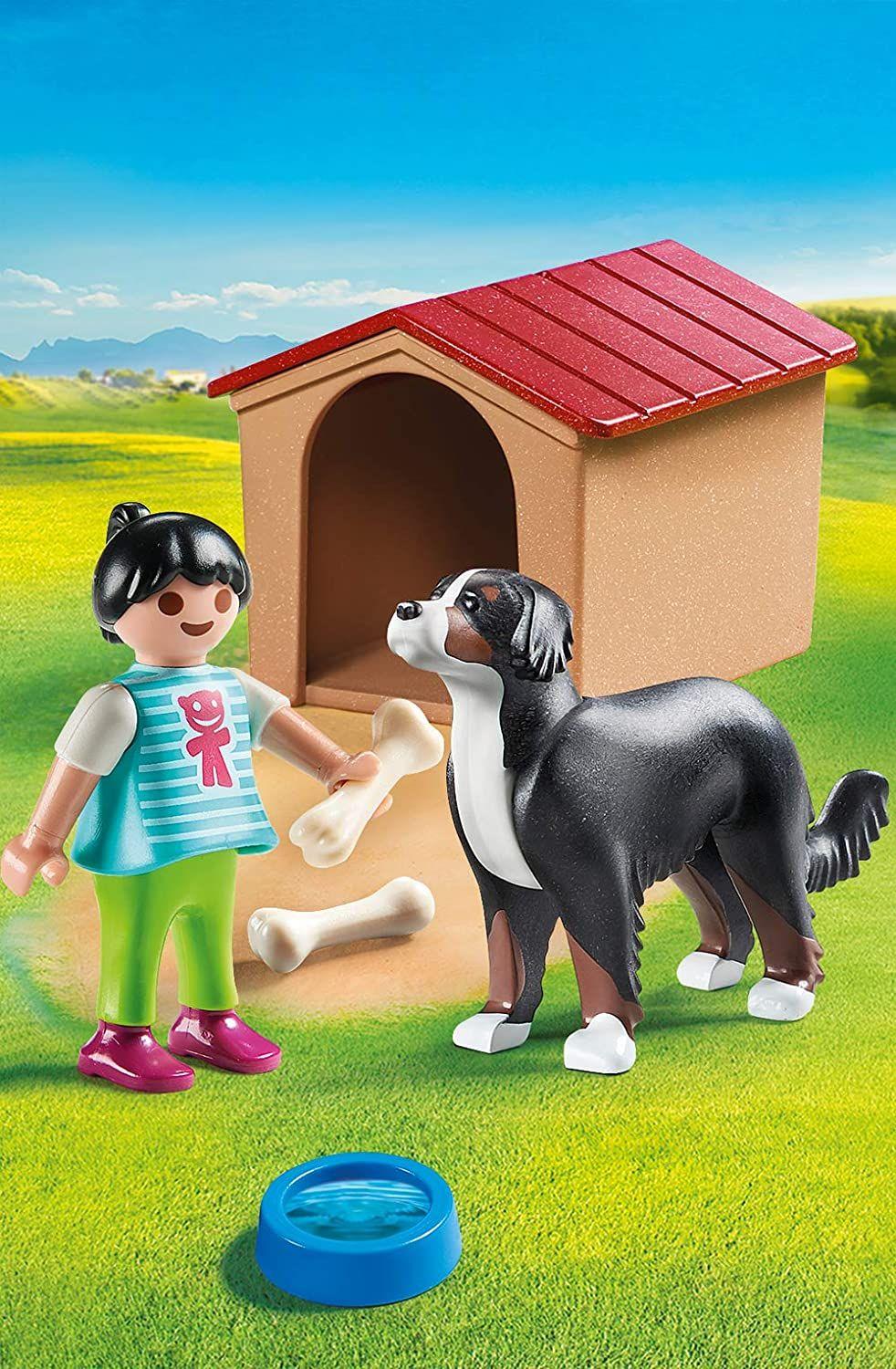 Playmobil Perro Con Casita 70136-2