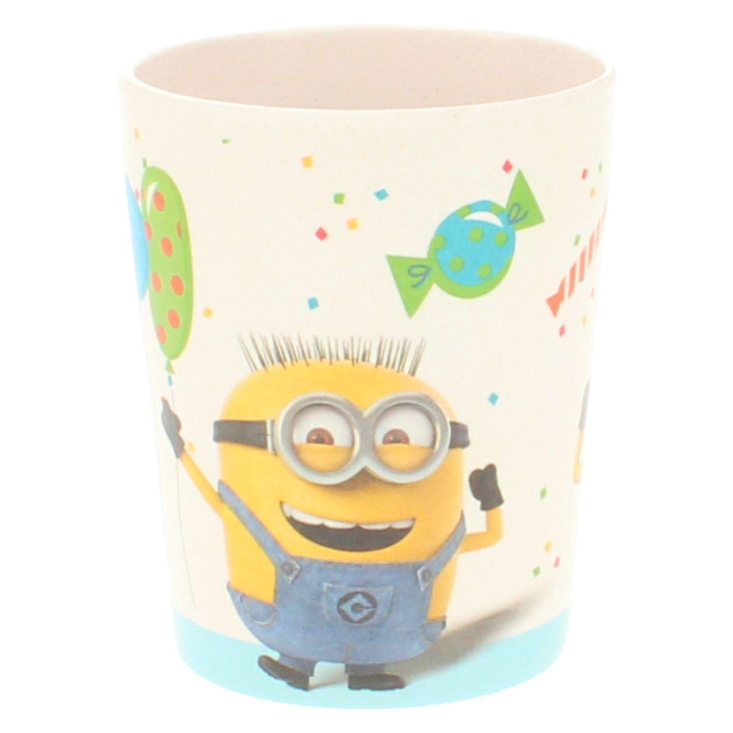 Vaso Infantil Minions Material Ecologico-0