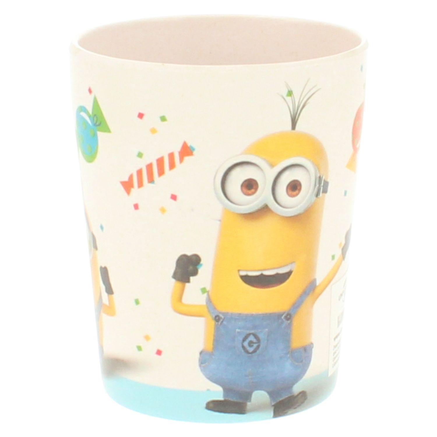 Vaso Infantil Minions Material Ecologico-1