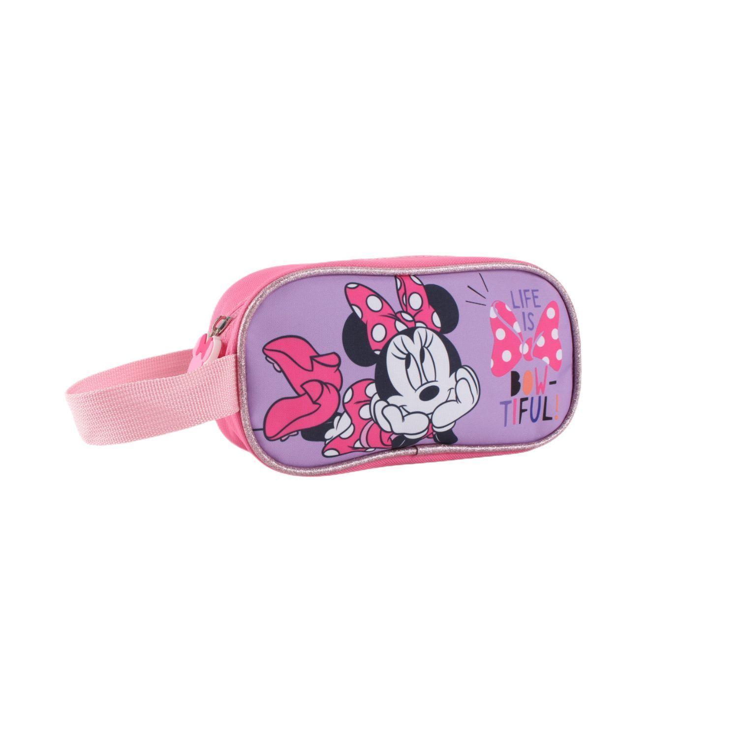 Set 3 Piezas Mochila 15" + Lonchera + Estuche Minnie-10