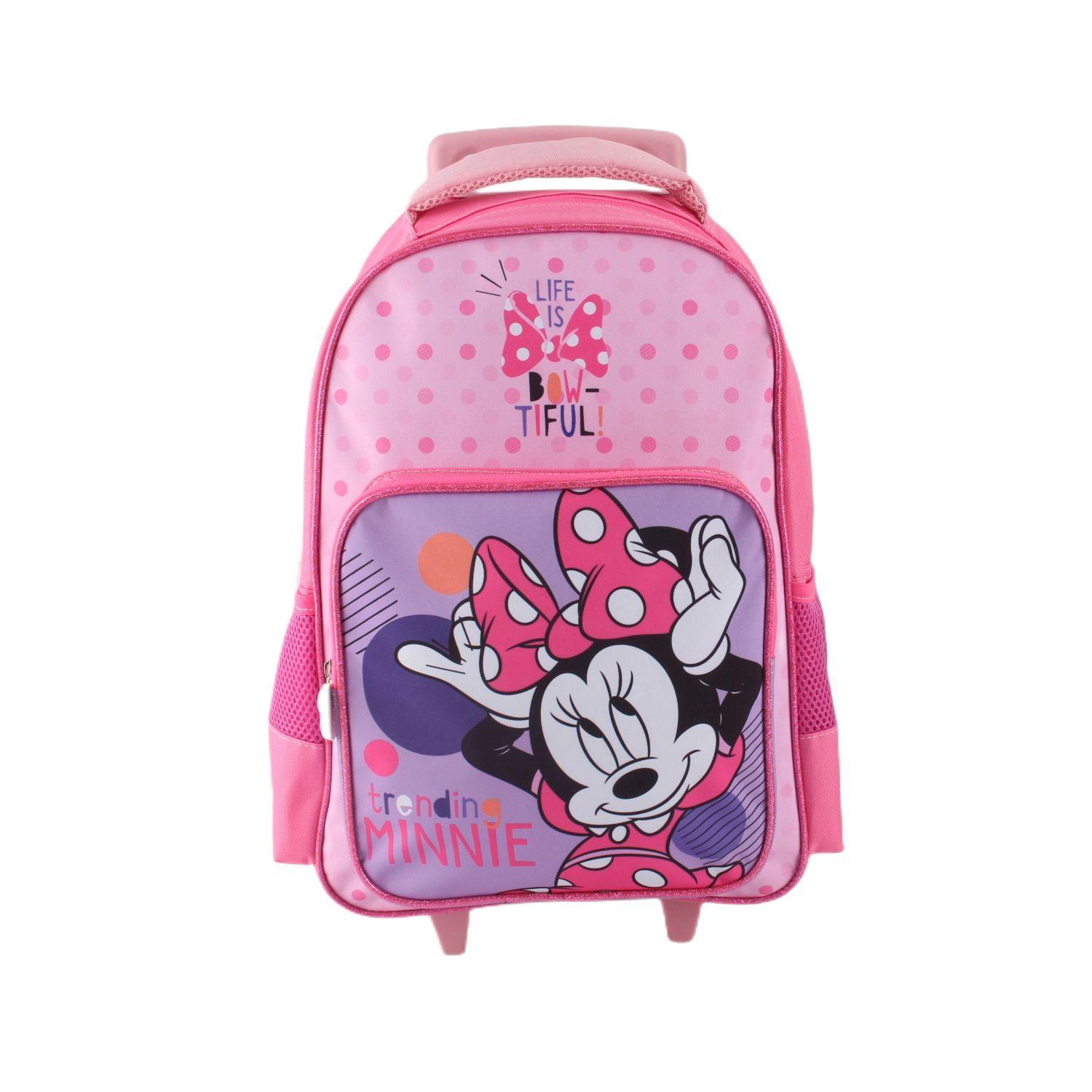 Set 3 Piezas Mochila 15" + Lonchera + Estuche Minnie-1