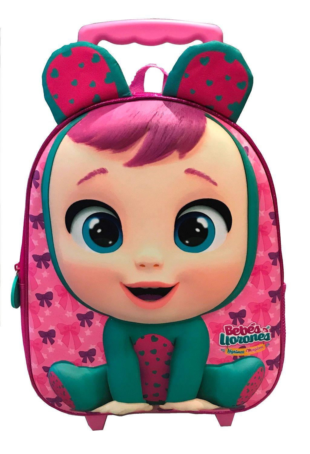 Mochila 3D C/Ruedas Lala Cry Babies - Bebes Llorones-0