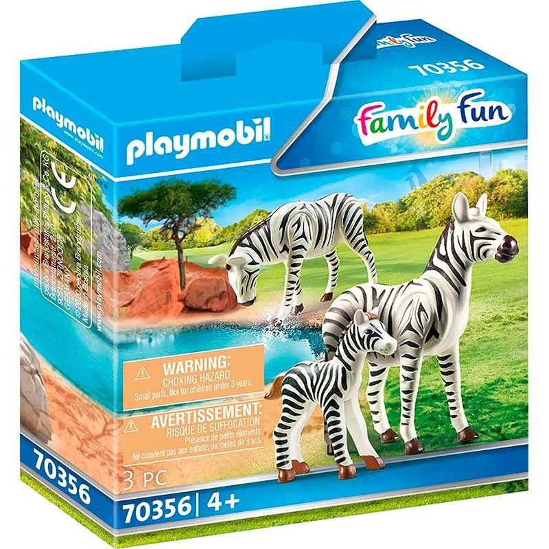 Playmobil Cebras Con Potro Colorido 70356-0