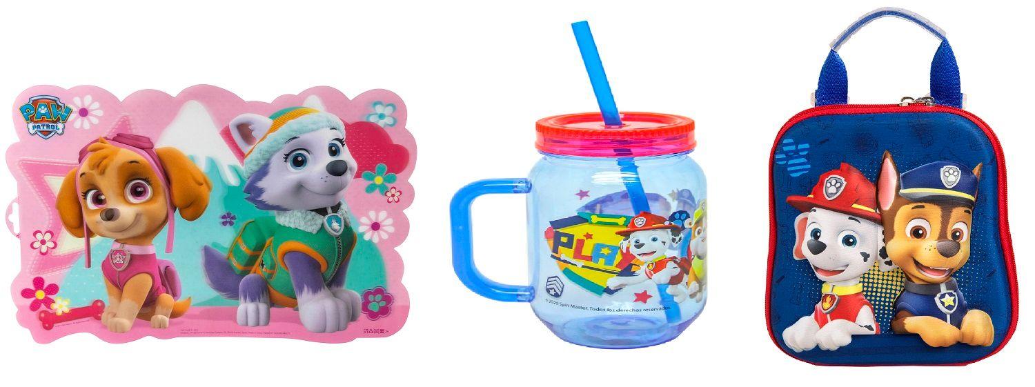 Individual + Jarro + Lonchera 3D Paw Patrol Niño-0