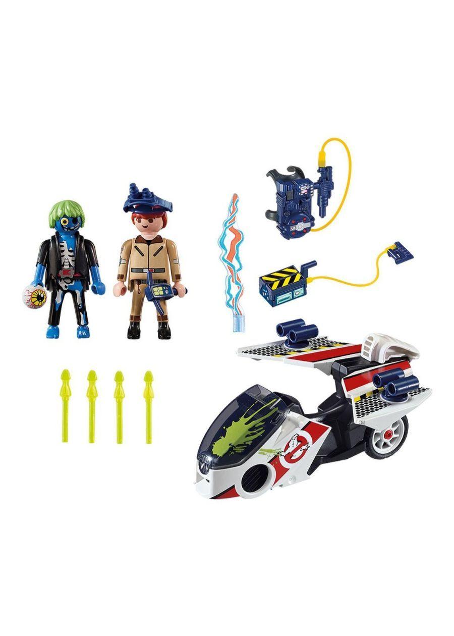 Playmobil Ghostbuster Stanz Con Moto Voladora 9388-2