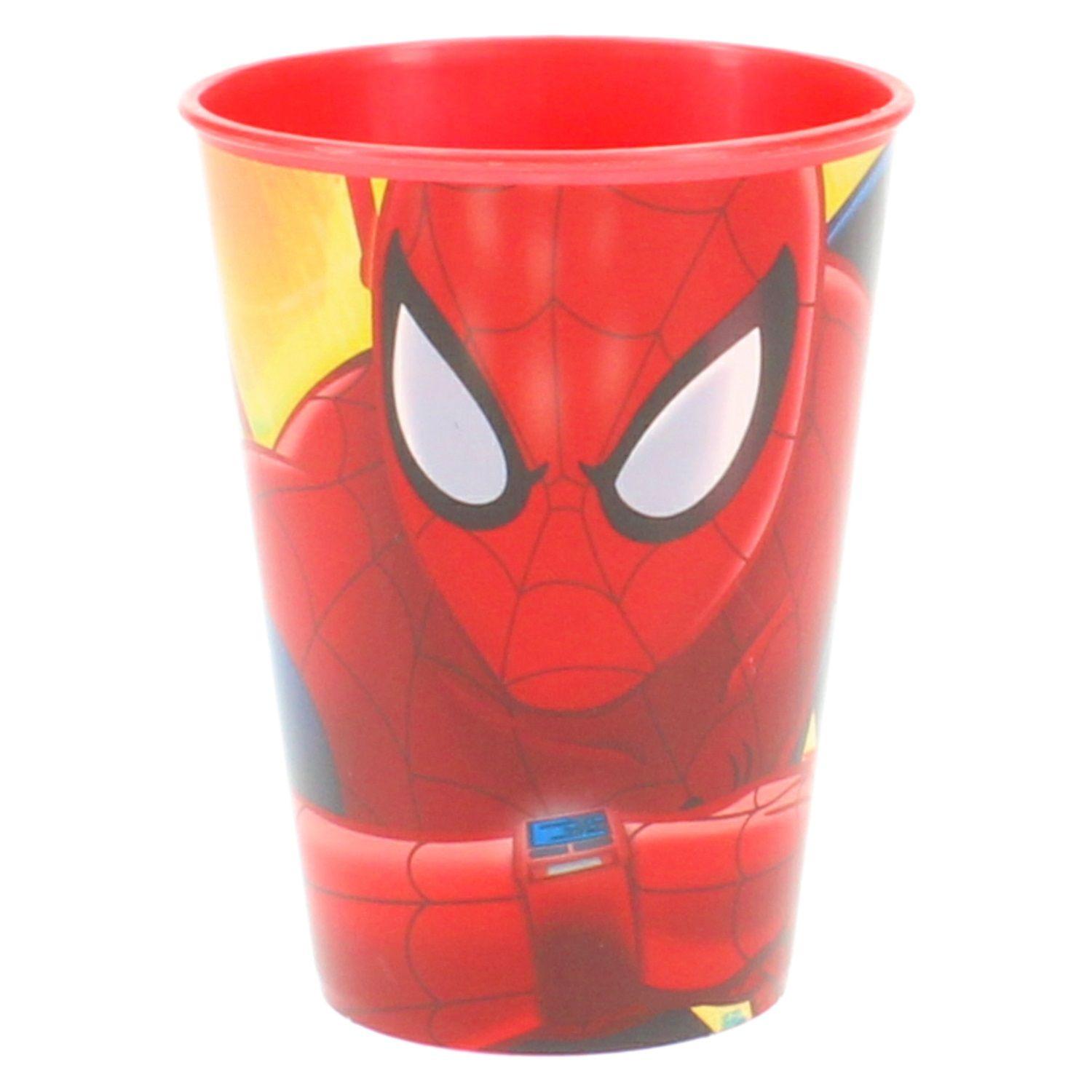 Vaso + Individual + Botella + Mochila Spiderman-4