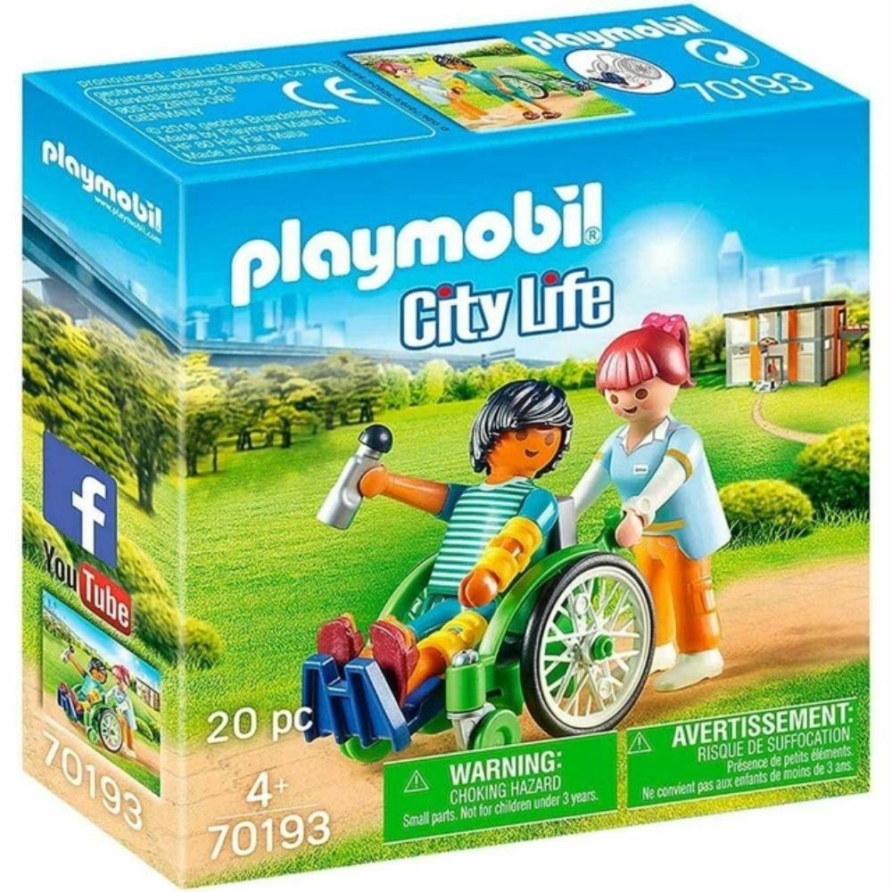 Playmobil Paciente en Silla de Ruedas - 70193-1