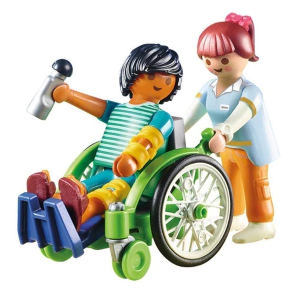 Playmobil Paciente en Silla de Ruedas - 70193-2