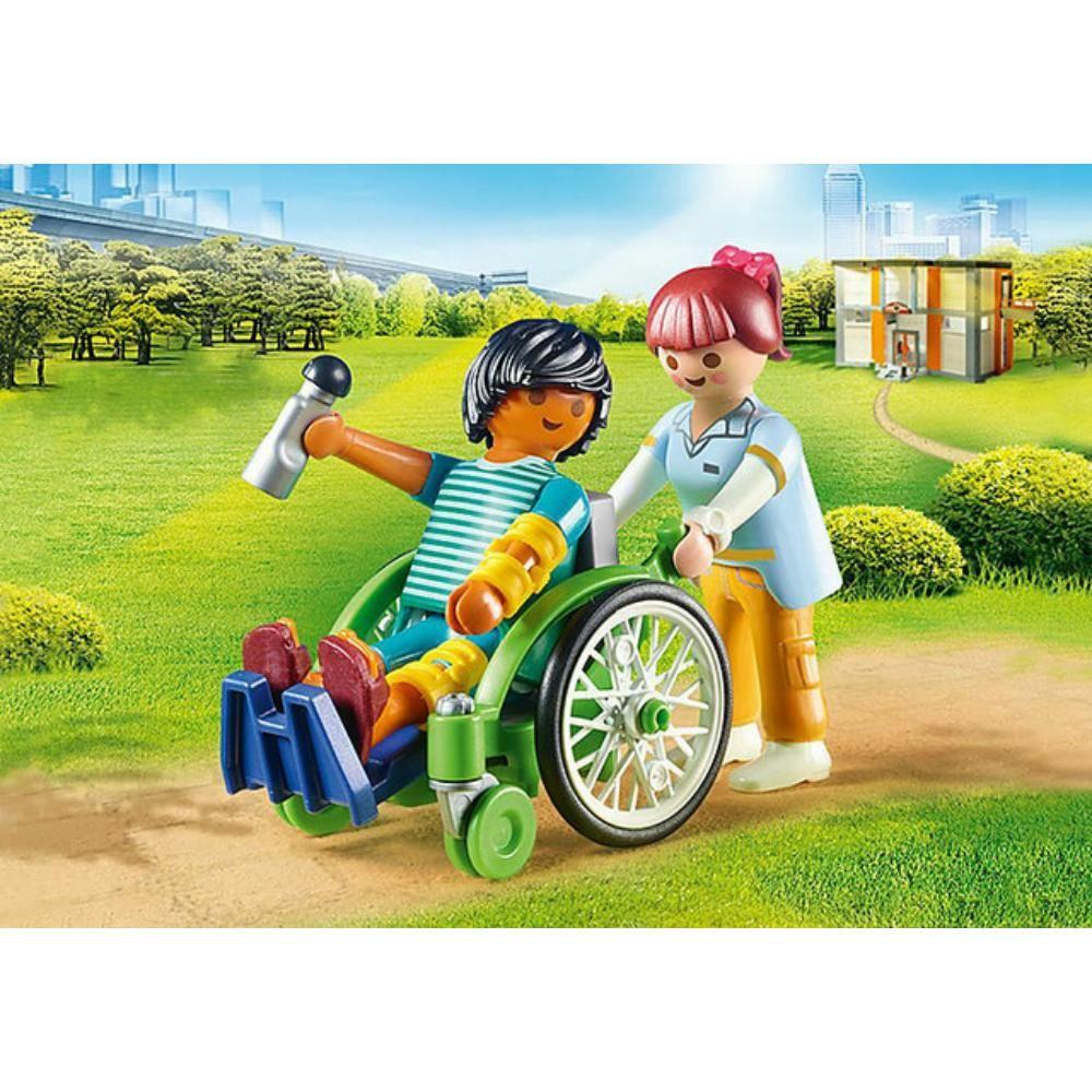 Playmobil Paciente en Silla de Ruedas - 70193-4