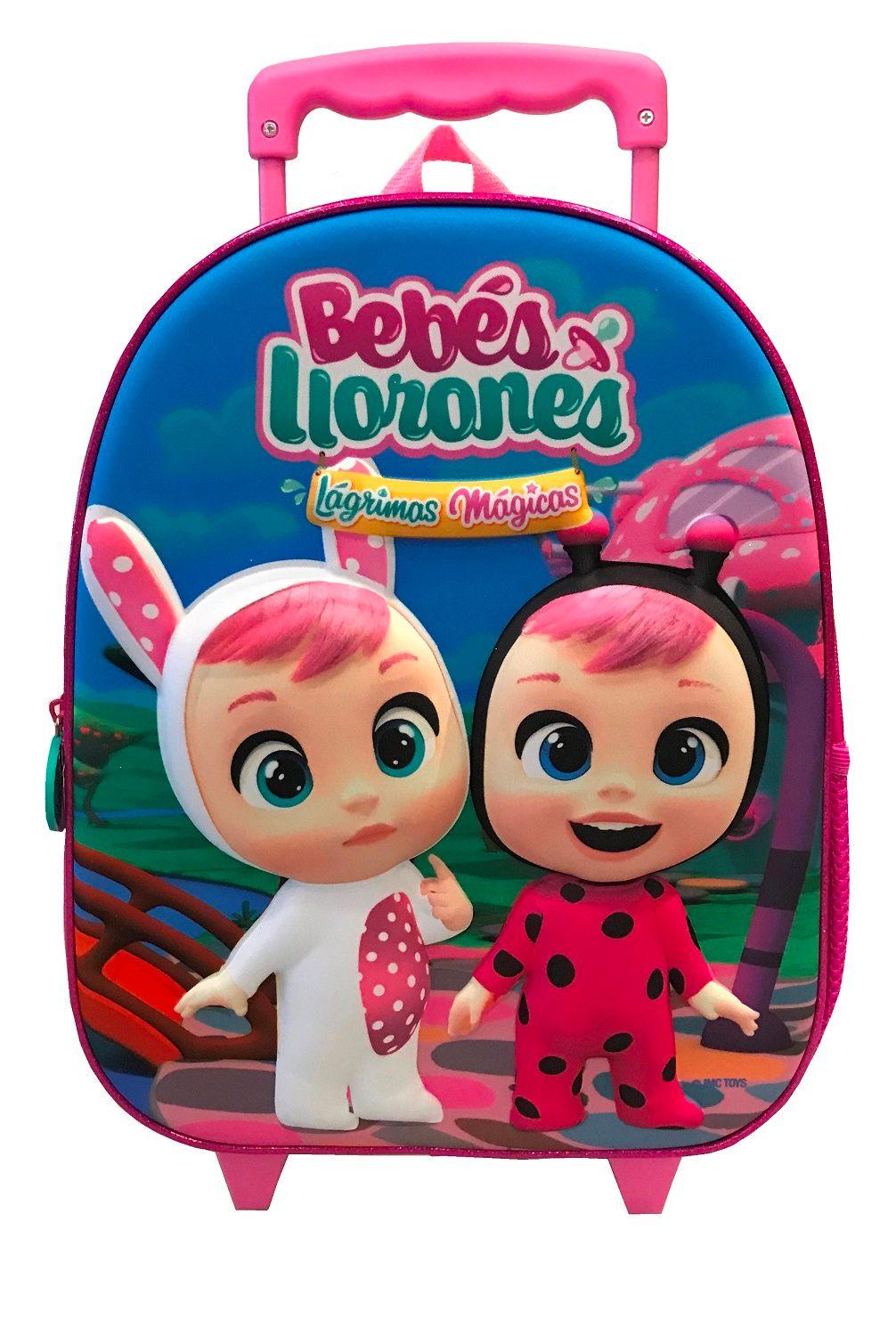 Mochila 3D C/Ruedas Lady/Coney Cry Babies - Bebes Llorones-0