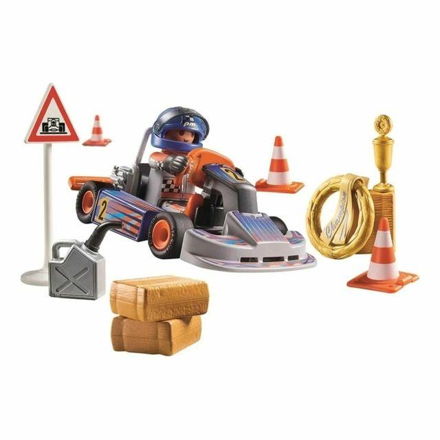 Playmobil Set de Regalo Kart de Carreras - 71187-2