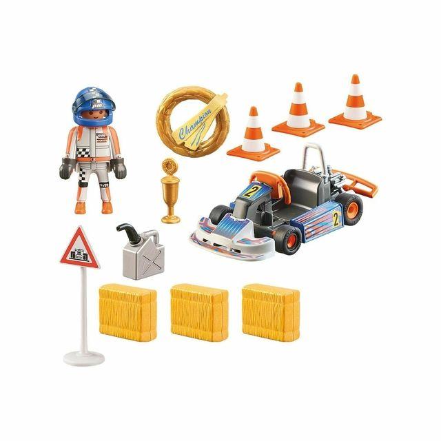 Playmobil Set de Regalo Kart de Carreras - 71187-3