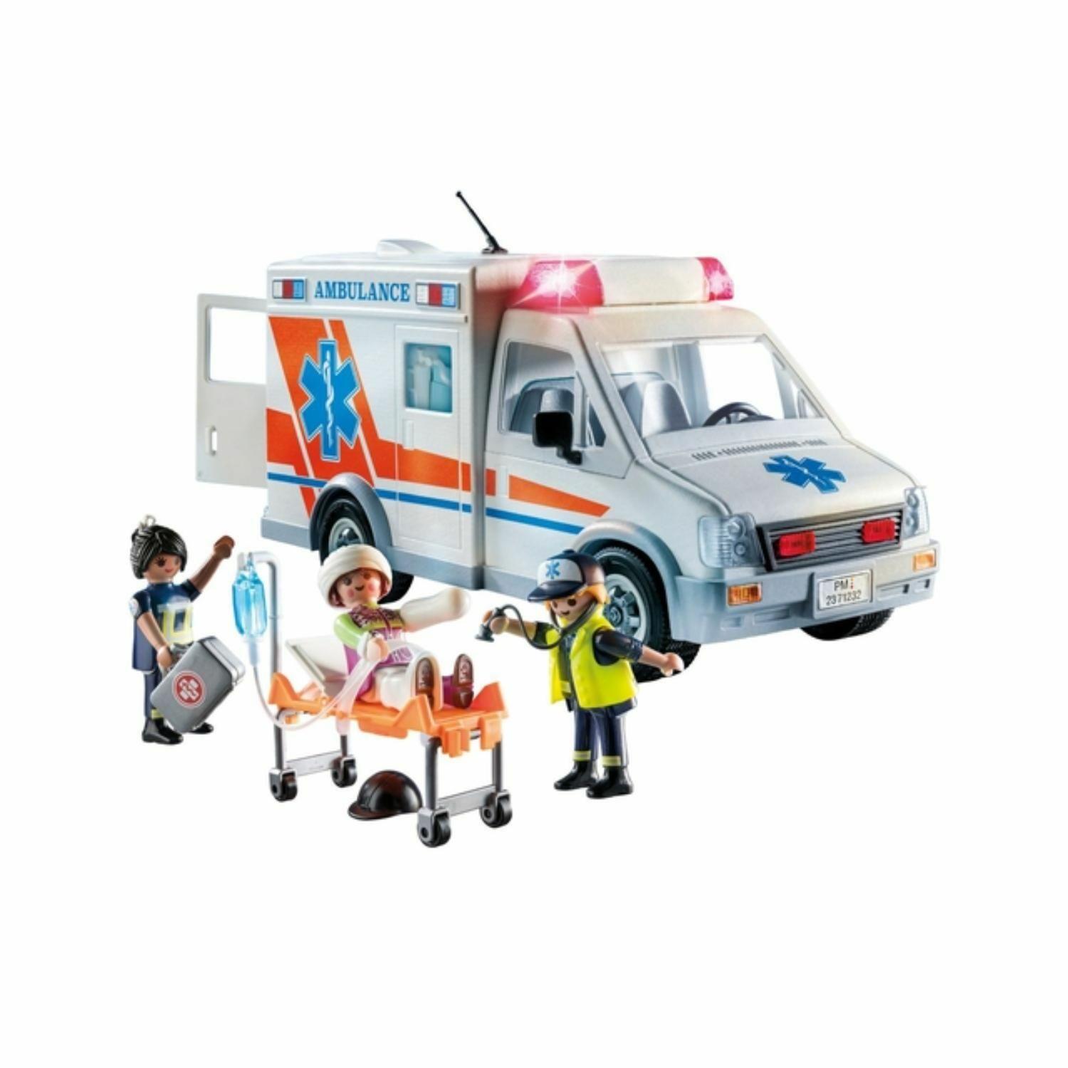 Playmobil Ambulancia con Luz y Sonido- 71232-2