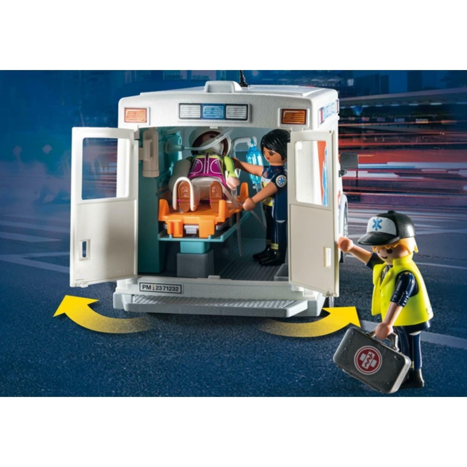 Playmobil Ambulancia con Luz y Sonido- 71232-6