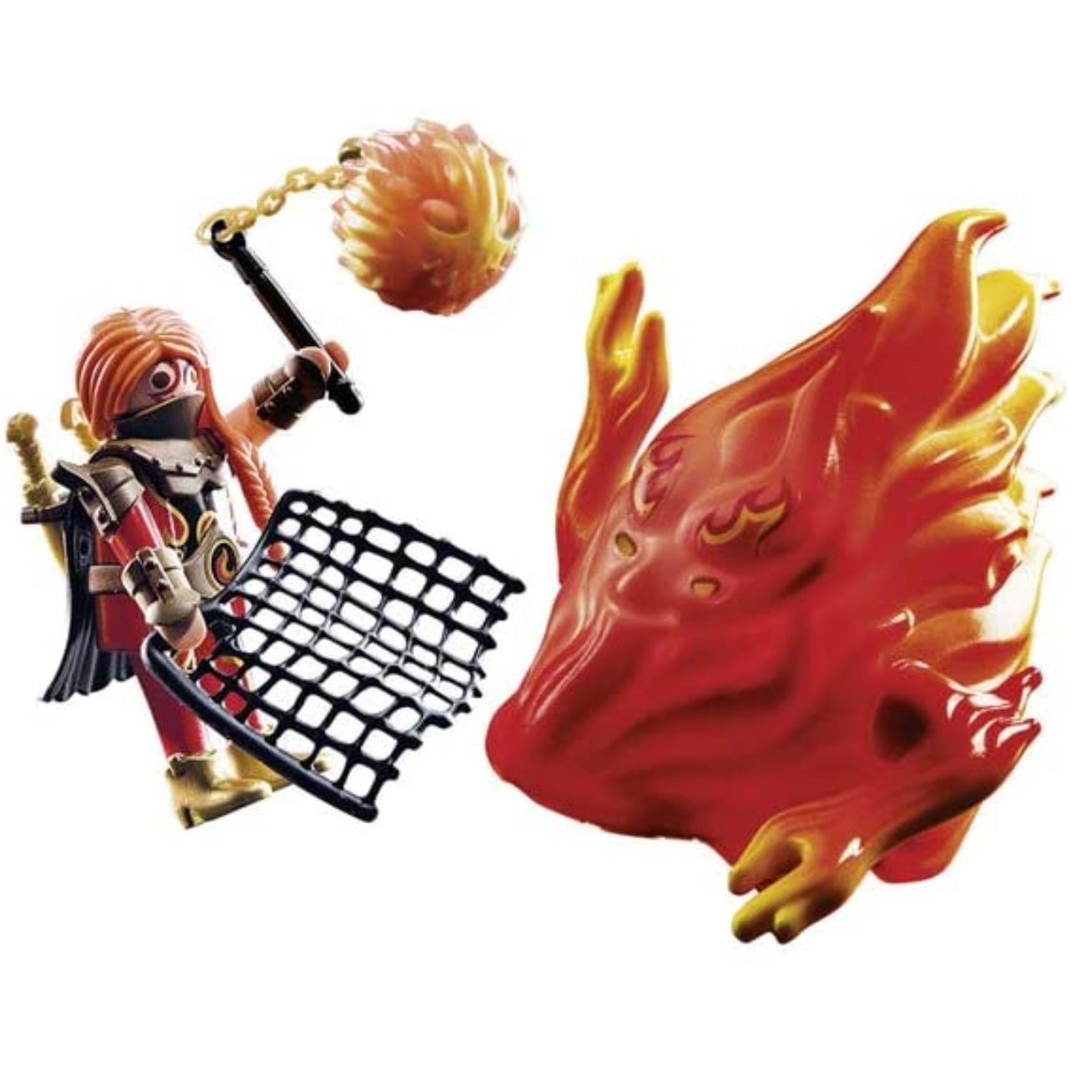 Playmobil Novelmore Espíritu De Fuego Bandidos Burnham 70227-1