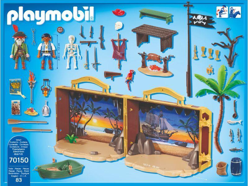 Playmobil Maletin Isla Pirata 70150-3
