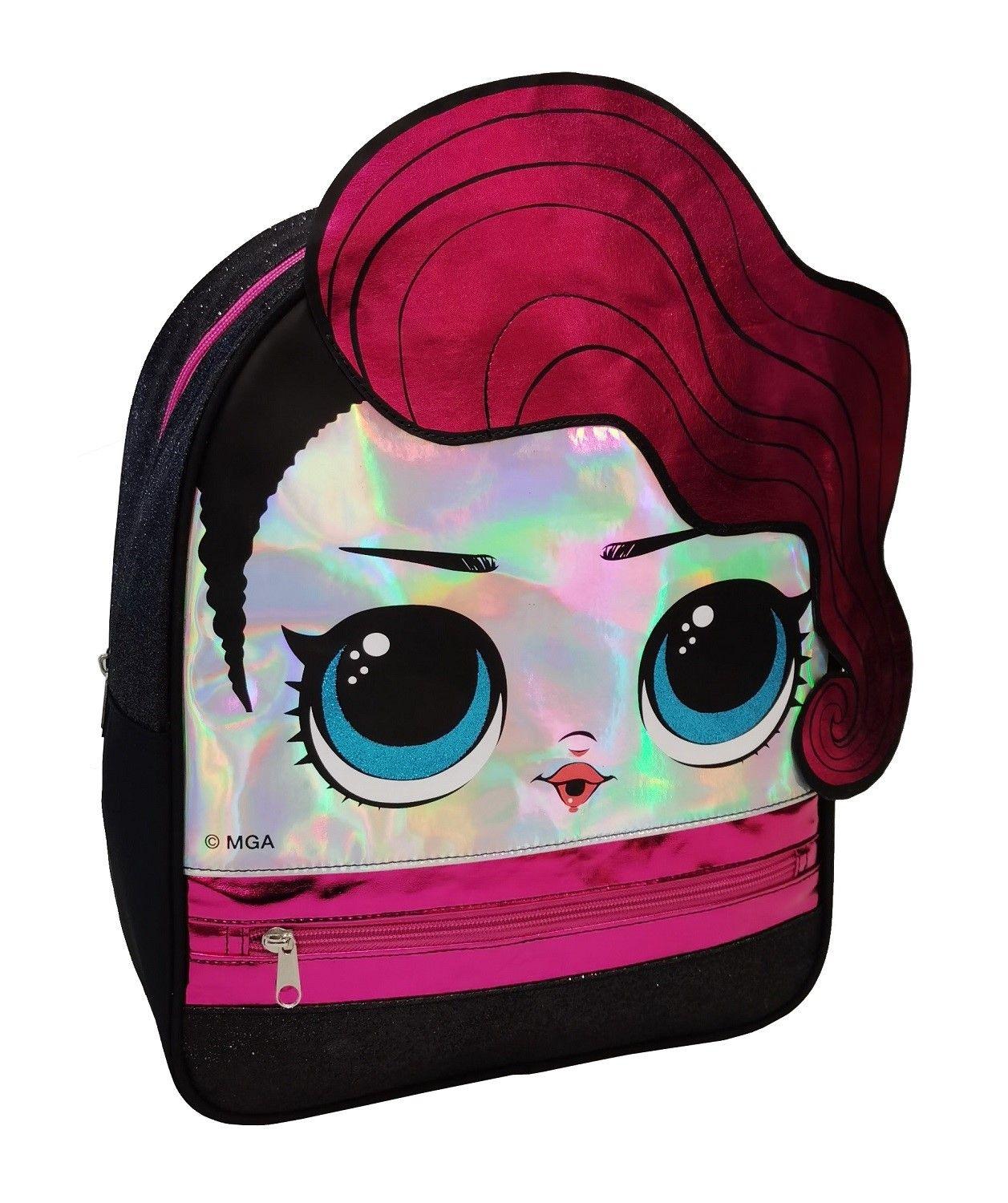 Mochila Lol 14" + Estuche Doble Cierre Satin + Lonchera -1