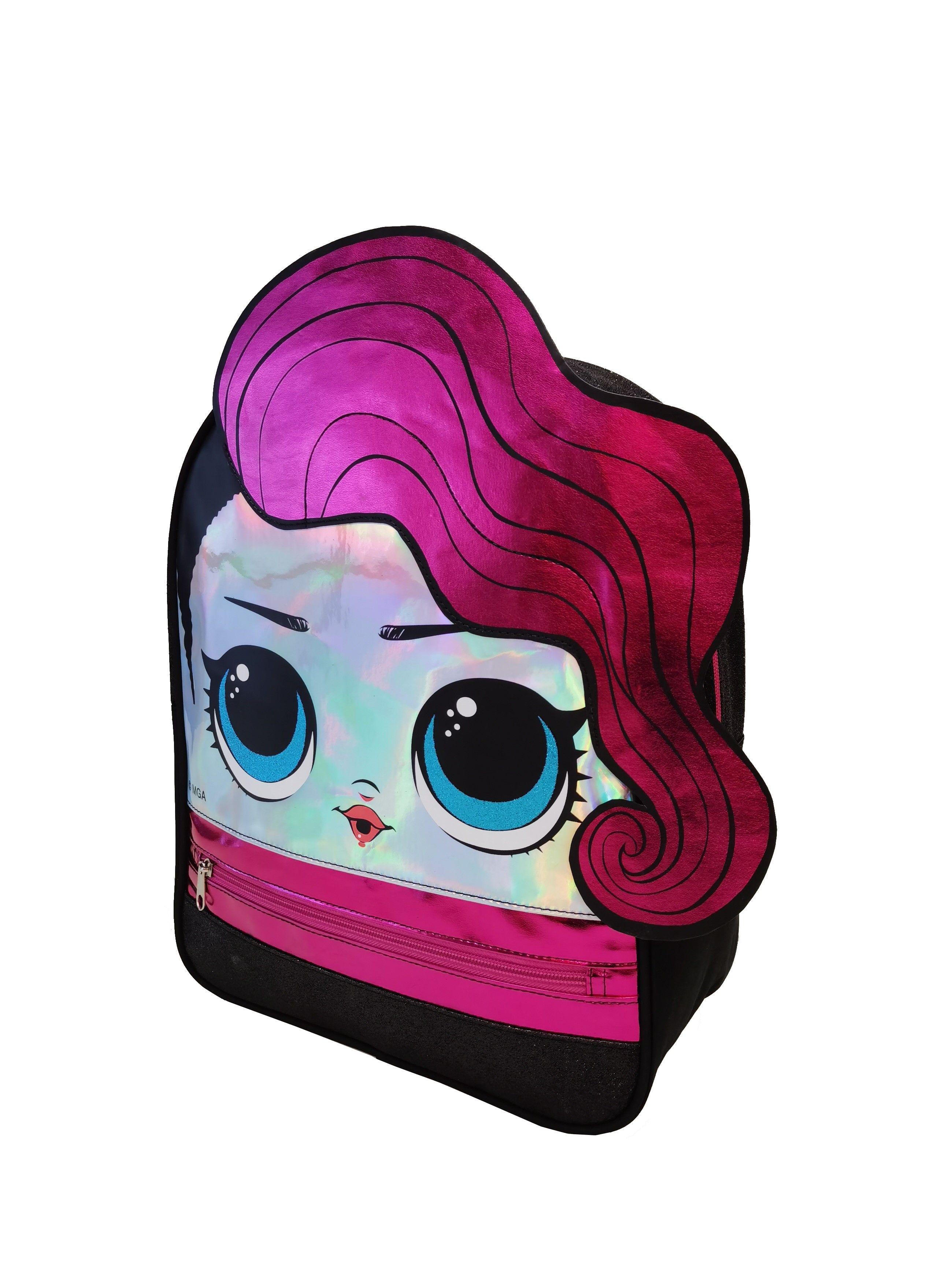 Mochila Lol 14" + Estuche Doble Cierre Satin + Lonchera -2