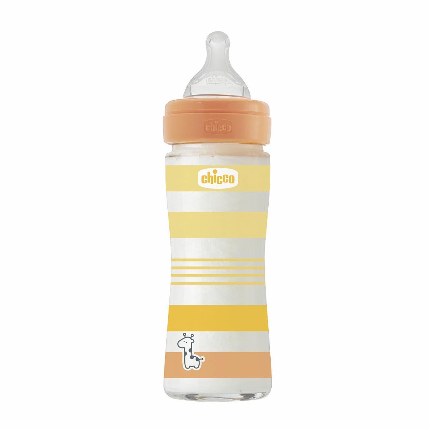 Mamadera Well Being Vetro Glass 250 Ml Chicco-1