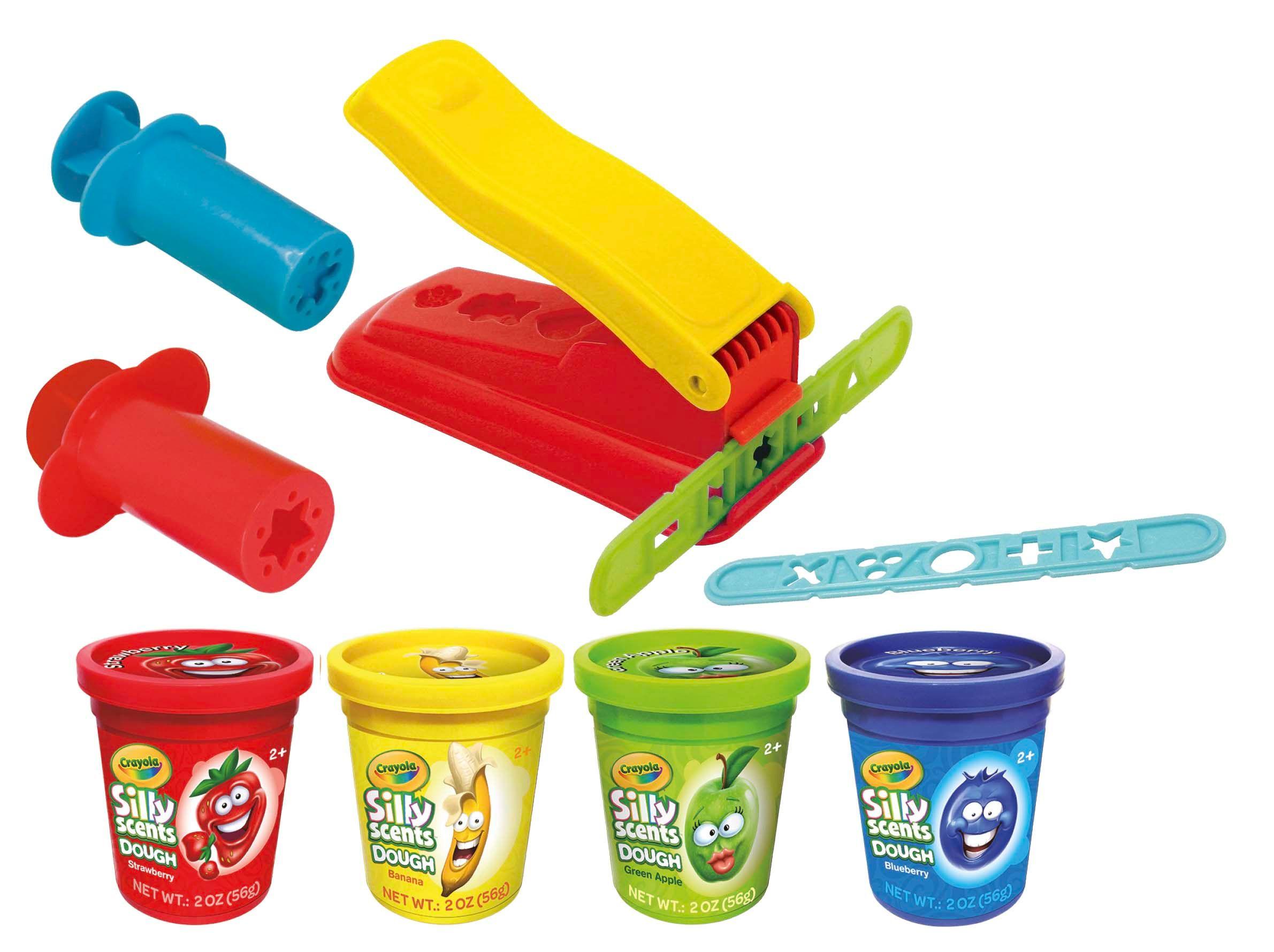 Crayola Silly Scents, Rainbow Magic - 4 Masas Perfumadas-1