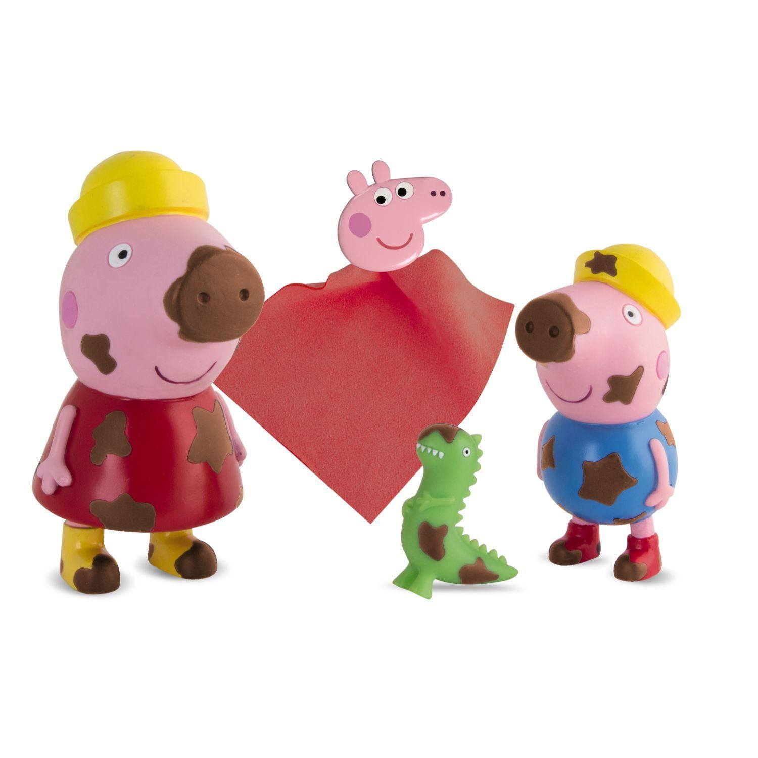 Figuras Coleccionable Peppa Pig Y George Manchas Mágicas-0
